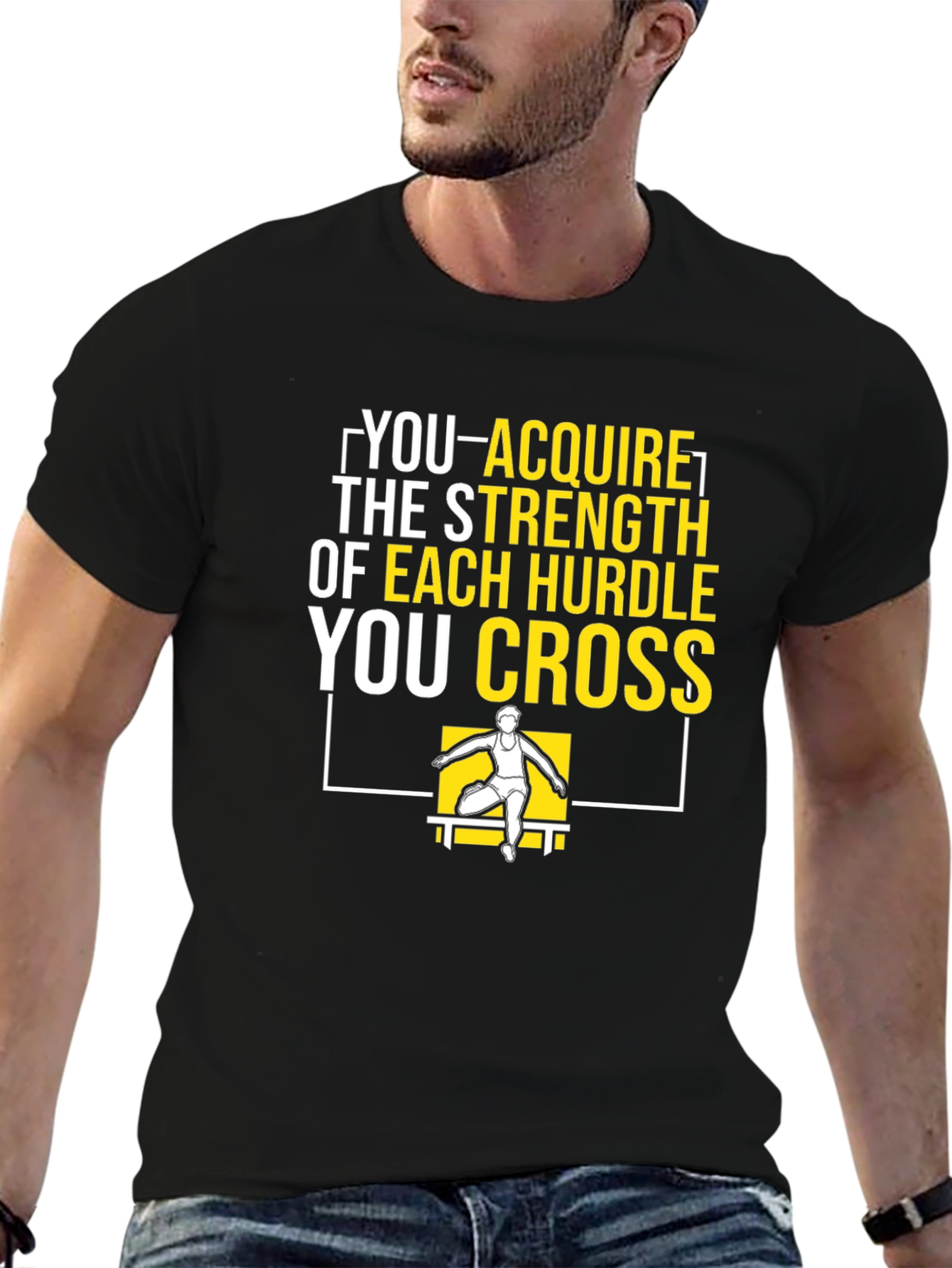 Black Strength Hurdle Cross T-Shirt view 6