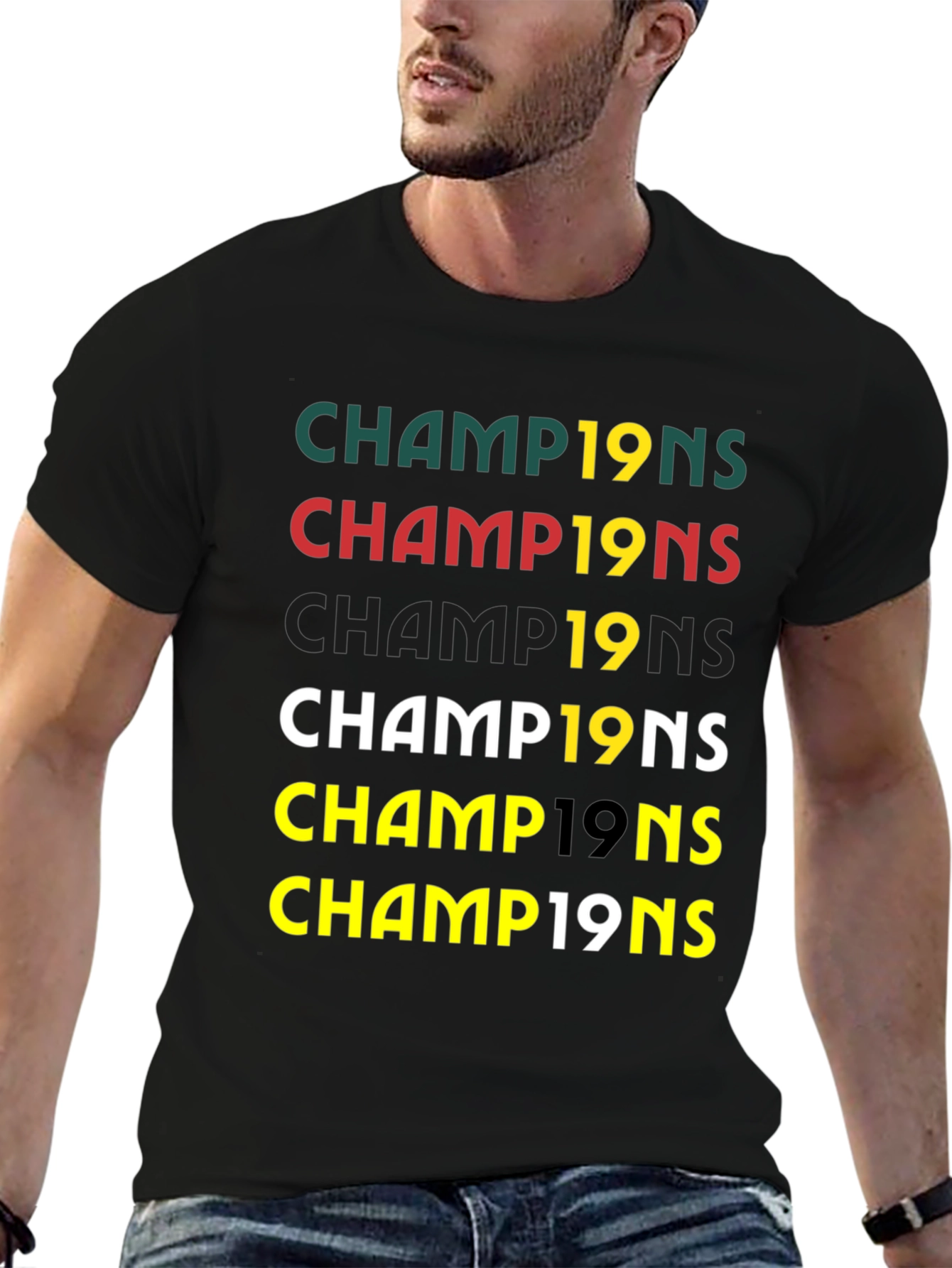 Black Champions 19's T-Shirt view 6
