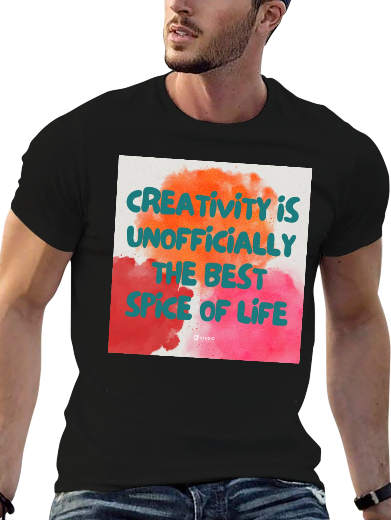 Black Creativity Spice of Life Graphic Tee view 6