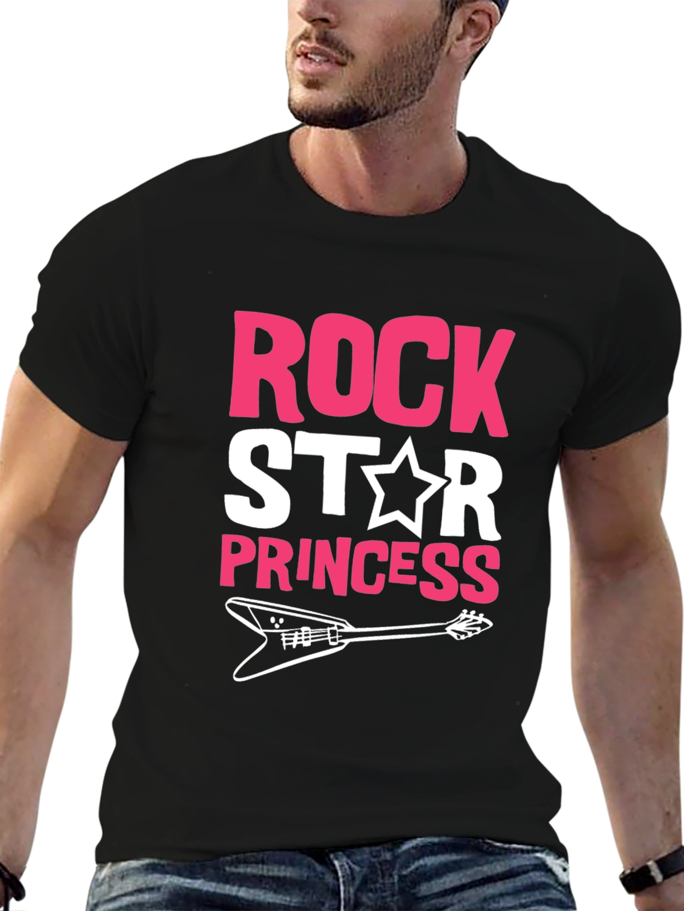Black Rock Star Princess Graphic Tee view 6