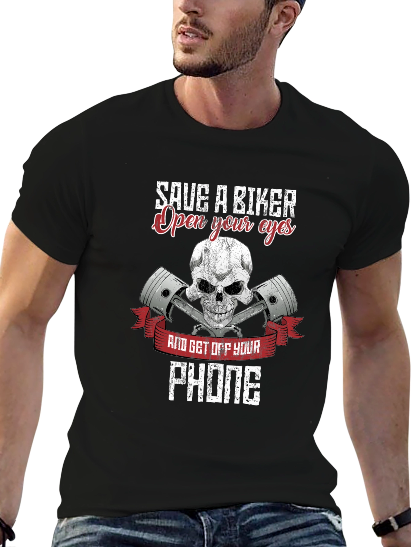 Save A Biker T-Shirt - 6