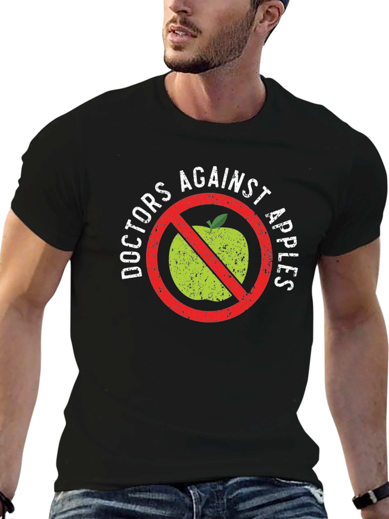 Doctors Against Apples Graphic T-Shirt - 6