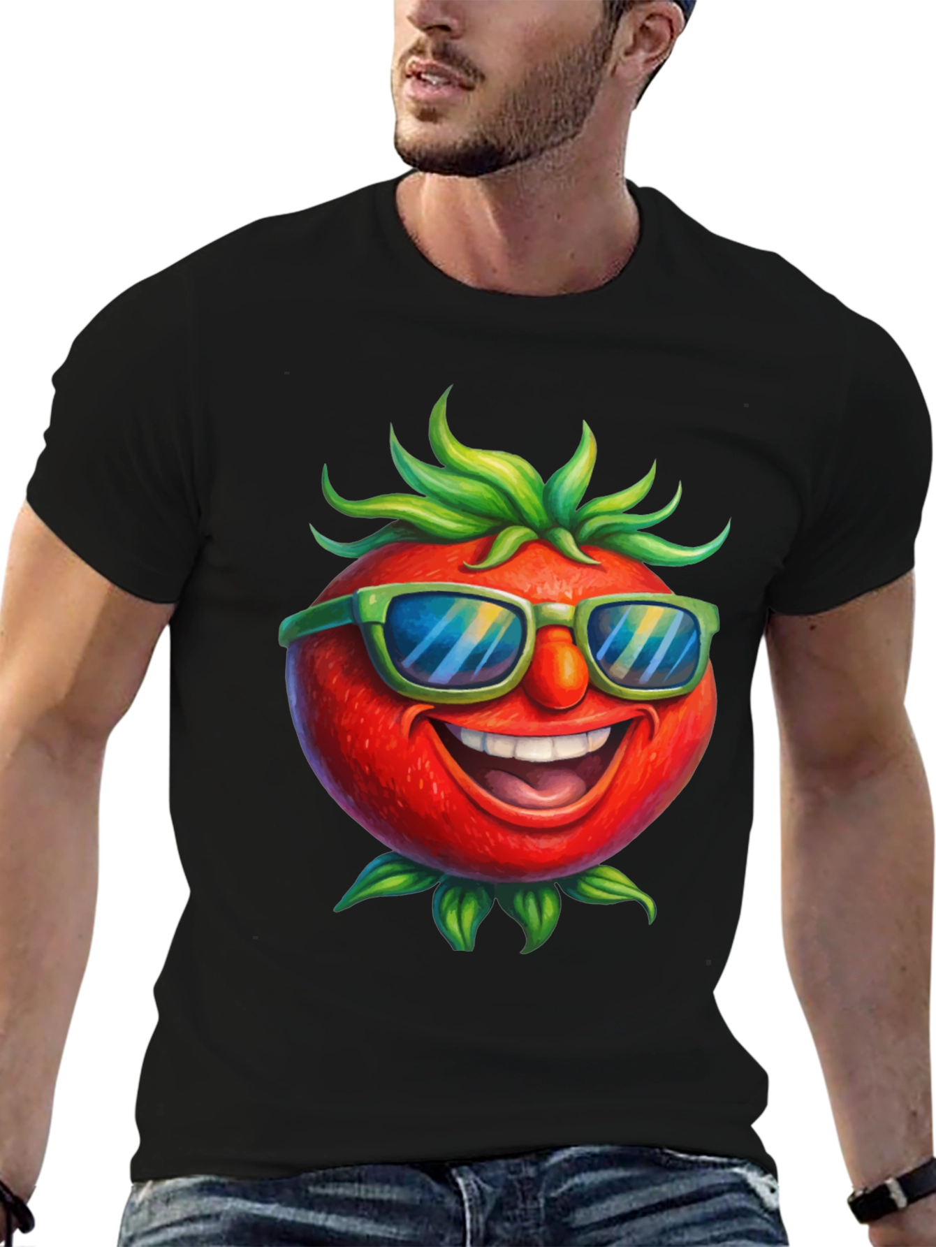 Black Tomato Character Graphic Tee view 6