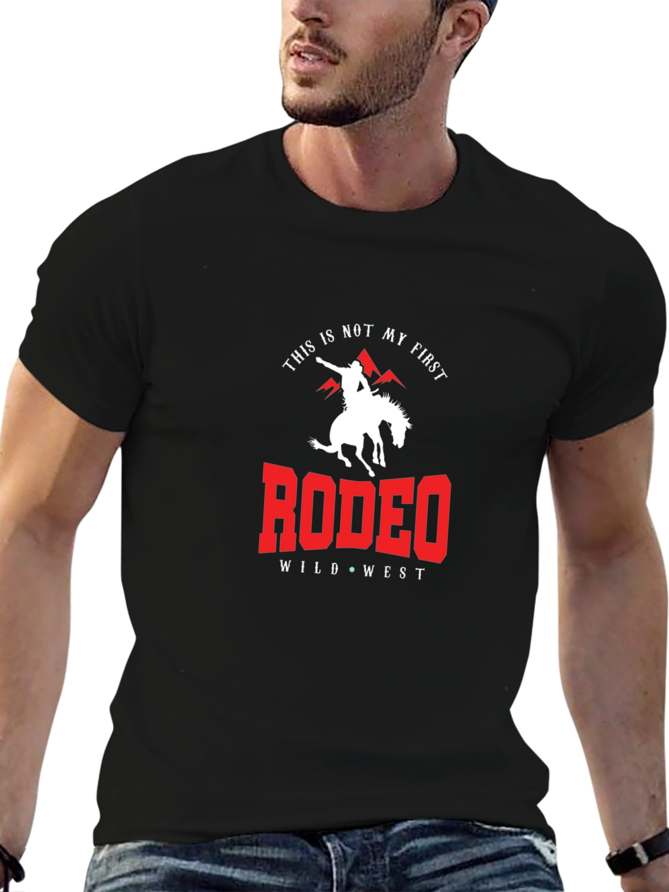 Black Rodeo Wild West Graphic Tee view 6