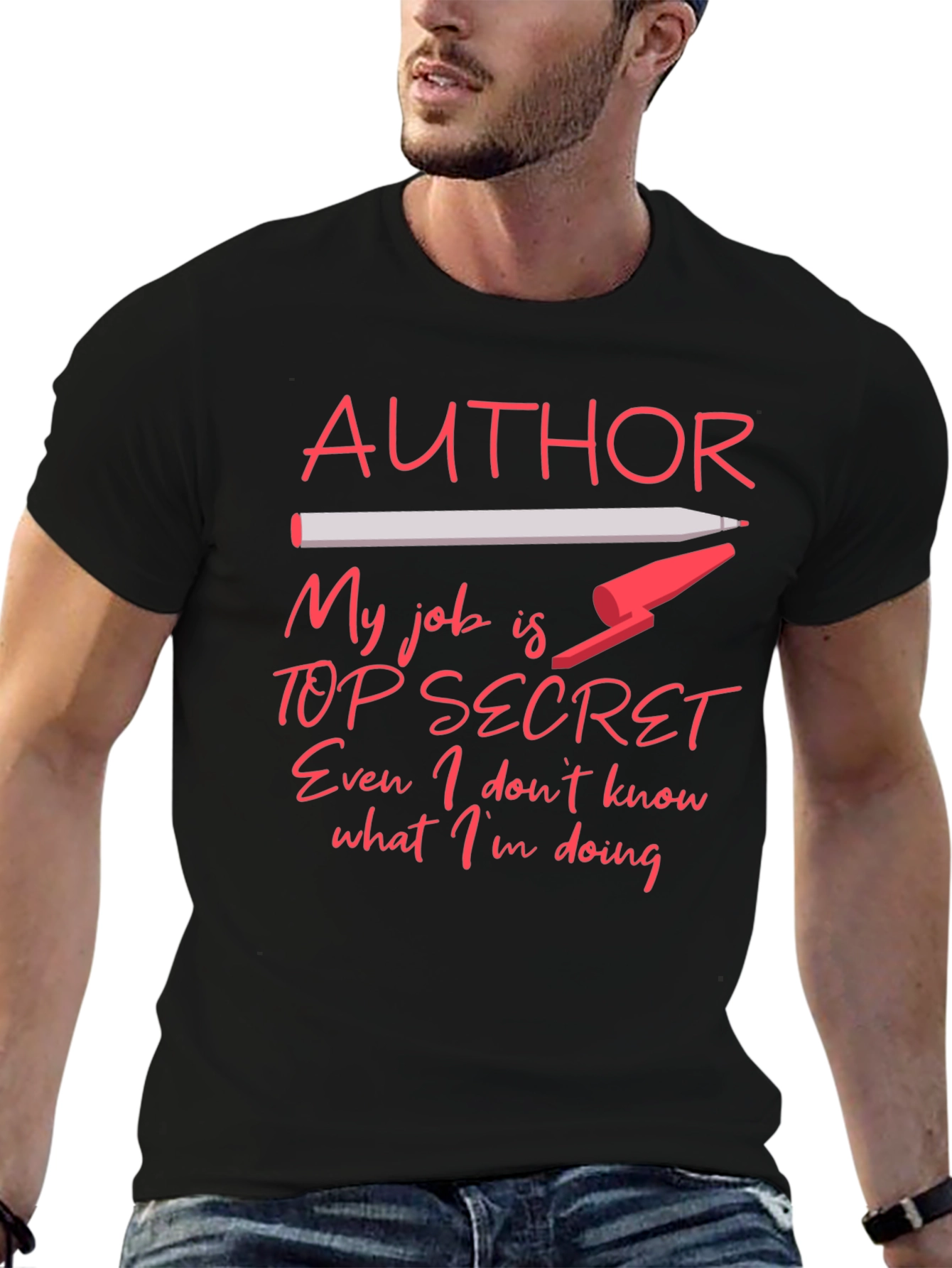 Author Top Secret Job T-Shirt - 6