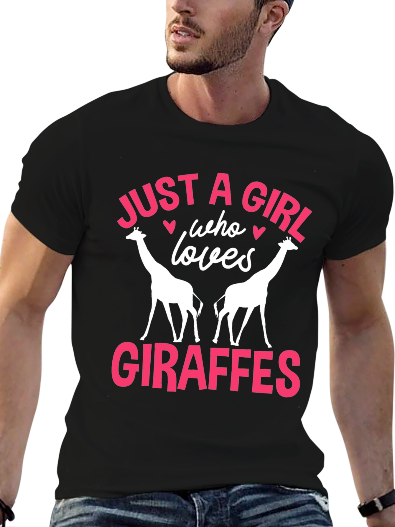 Just a Girl Who Loves Giraffes T-Shirt - 6
