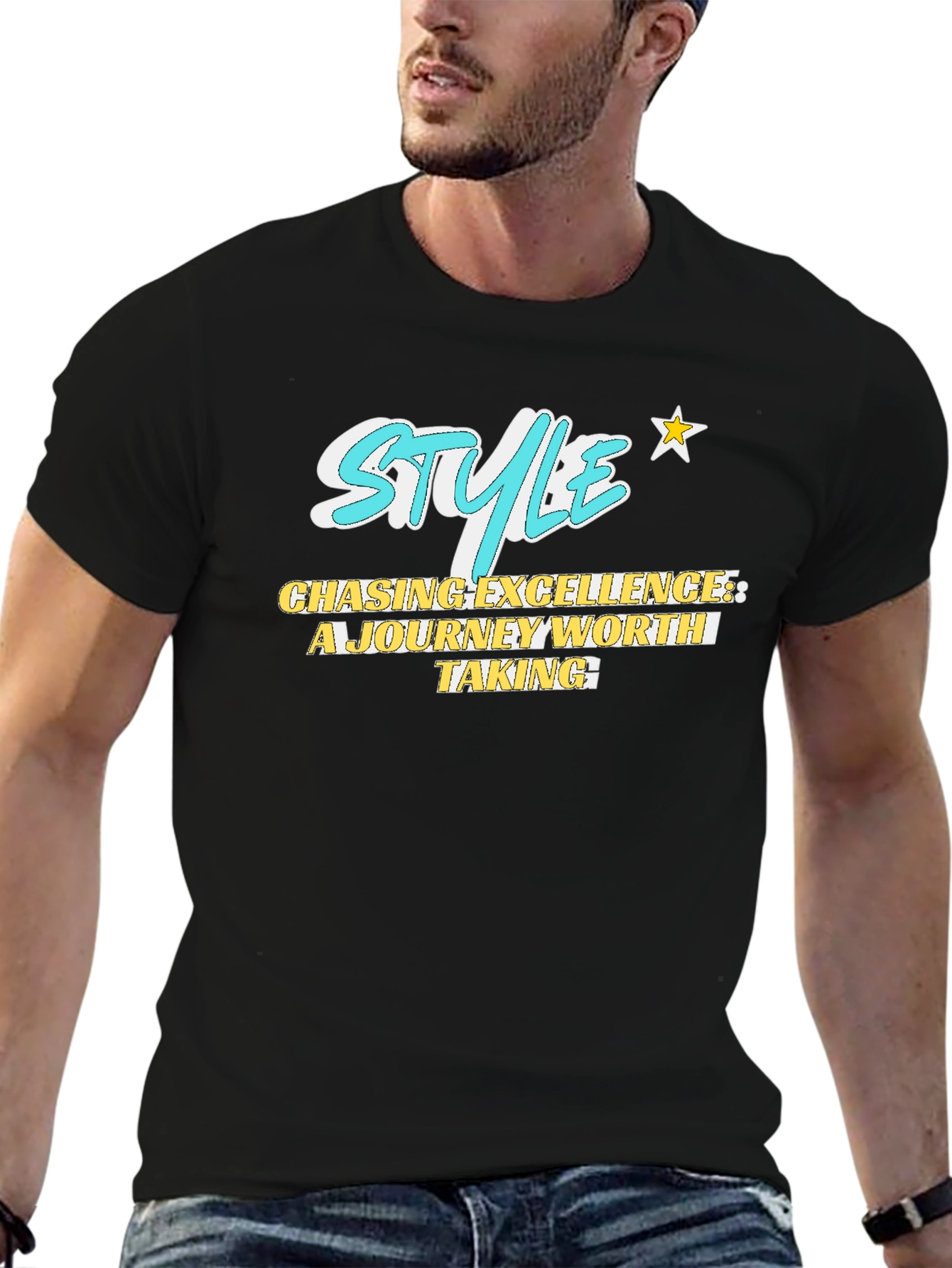 Style Chasing Excellence Graphic T-Shirt - 6