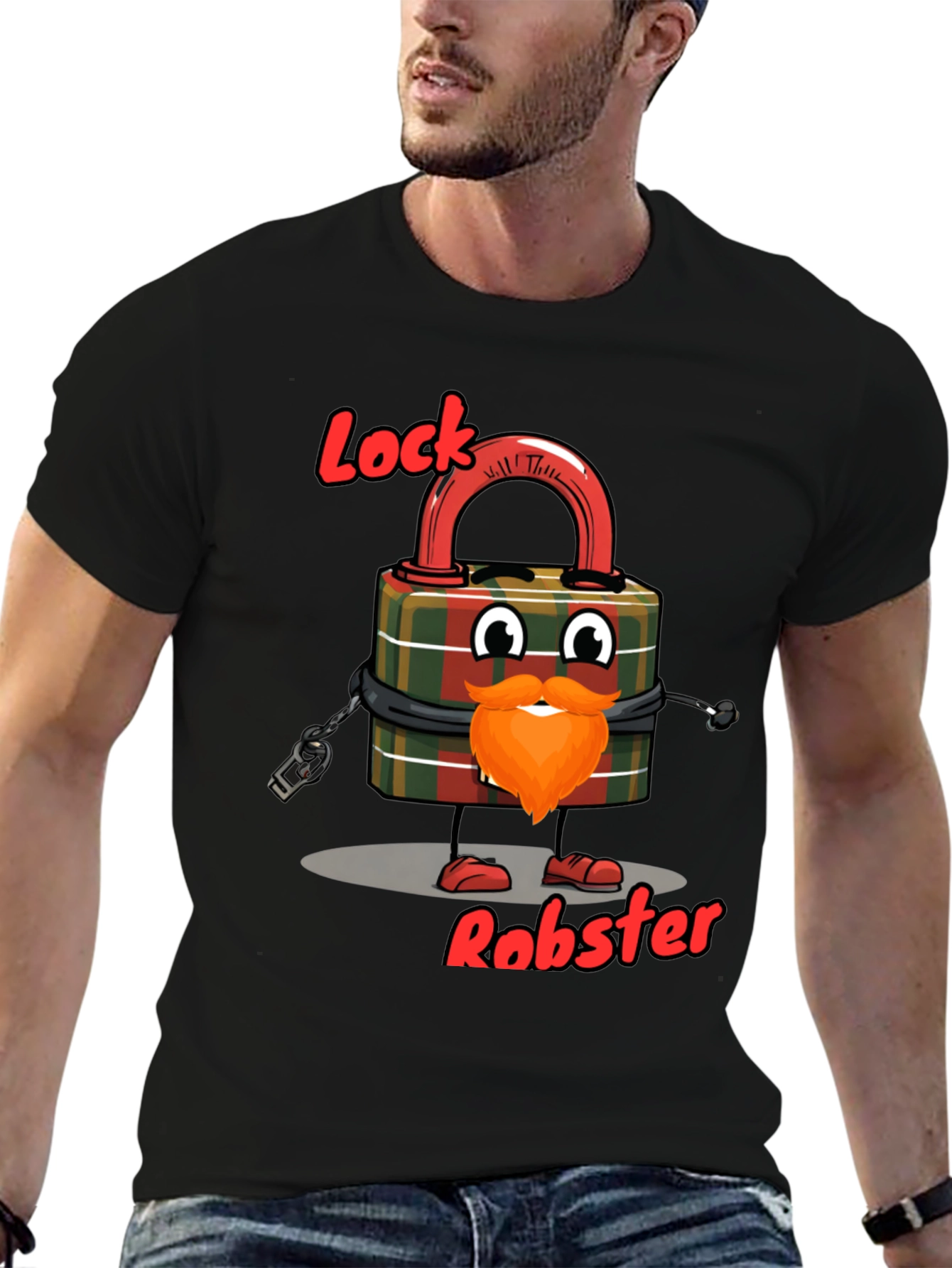 Black Lock Robster Graphic Tee view 6
