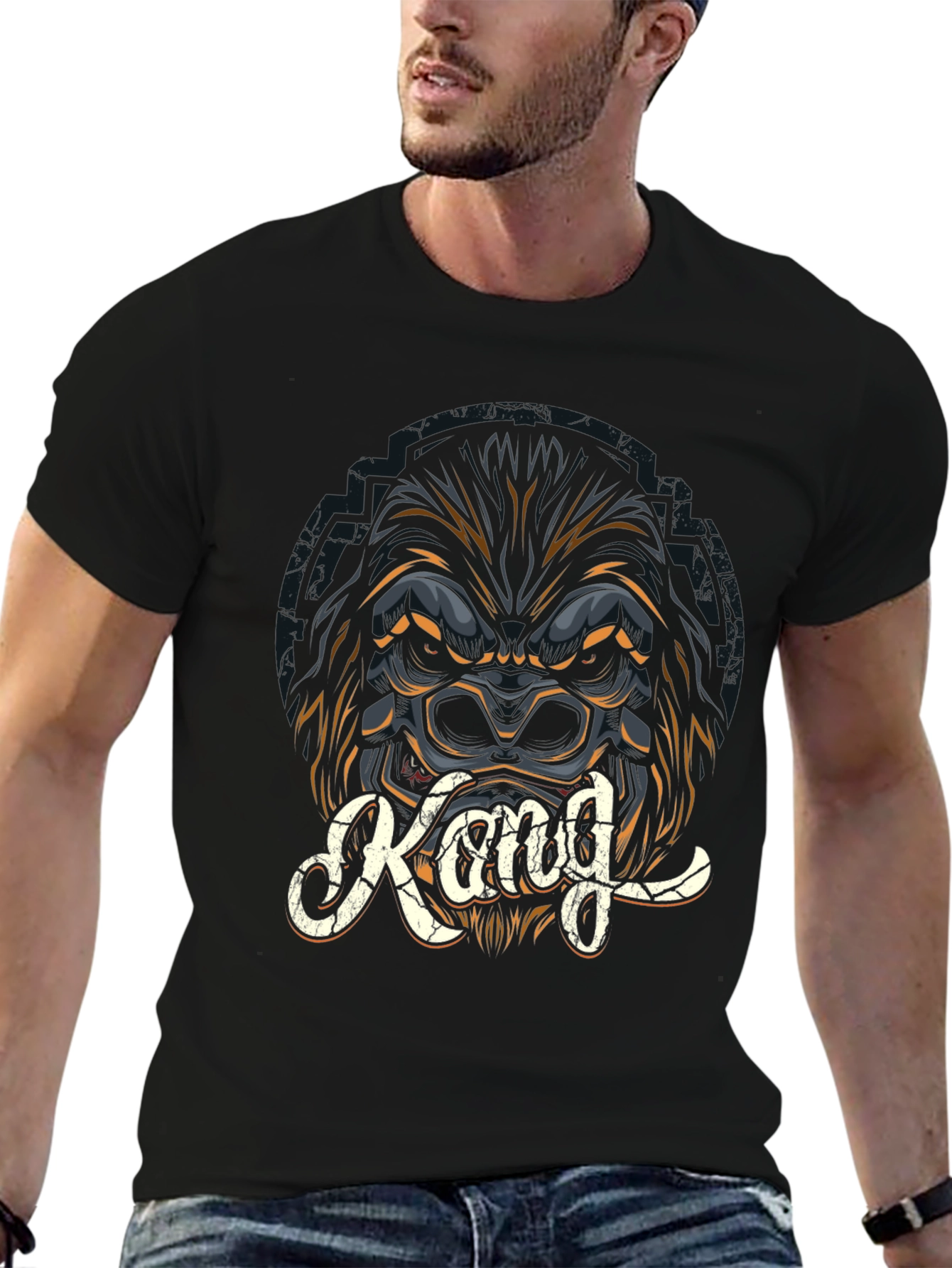 Black Kong Graphic T-Shirt - Black view 6