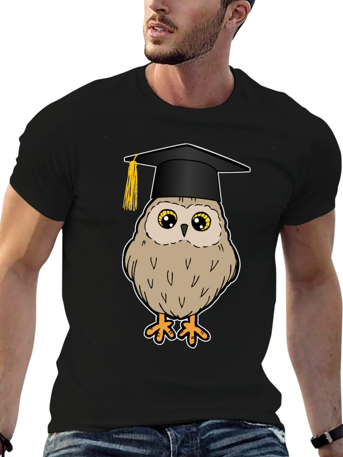 Black Owl Graduate T-Shirt - Class of 2024 view 6
