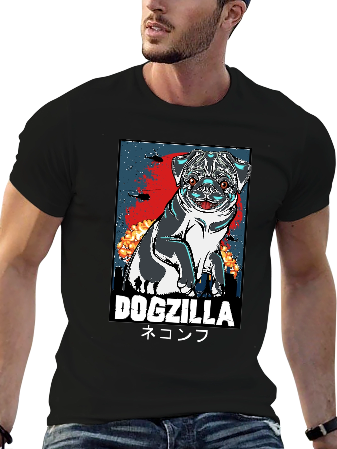 Dogzilla Graphic Tee - Unleash the Beast! - 6