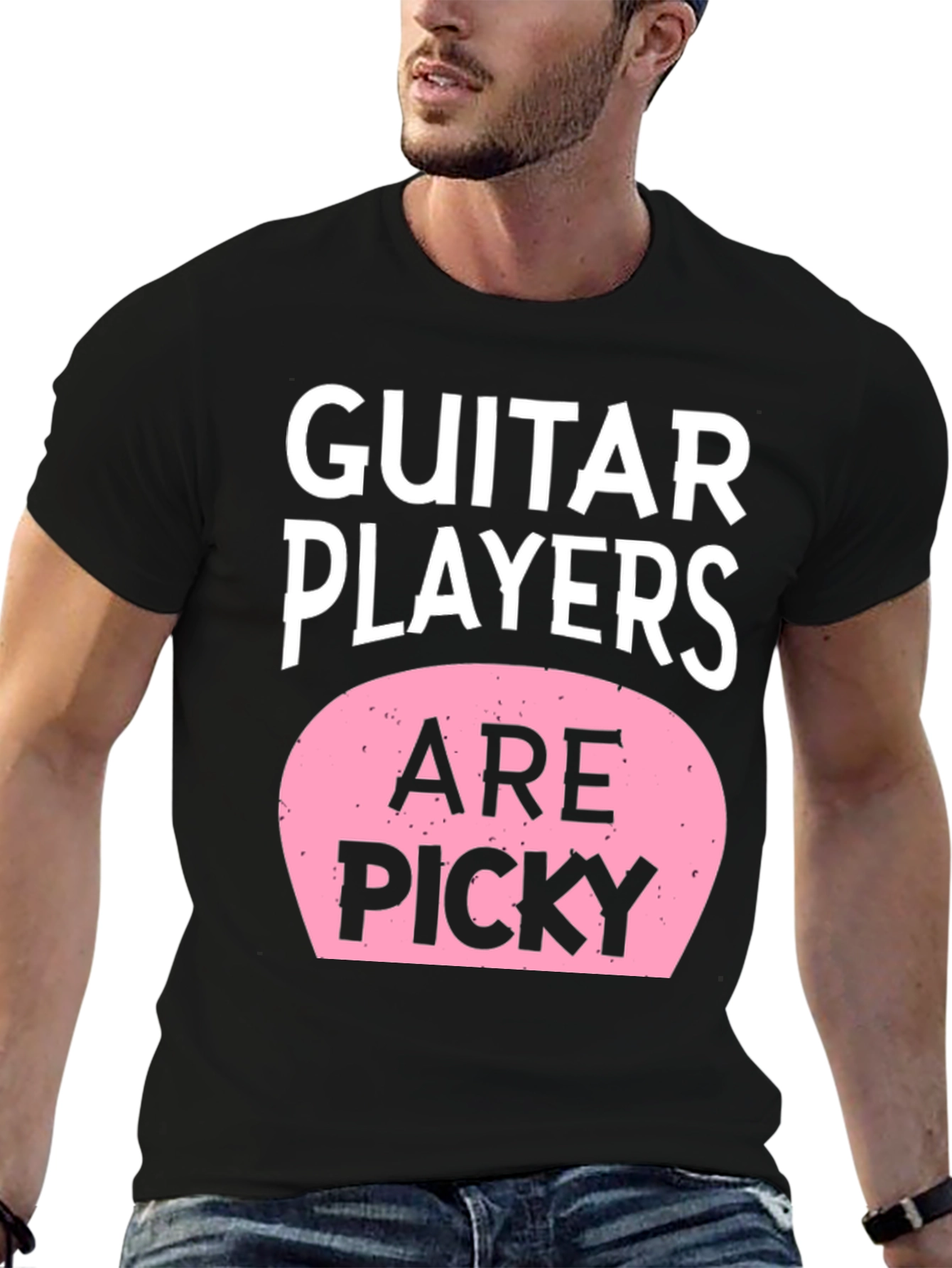 Black Guitar Players Are Picky T-Shirt view 6