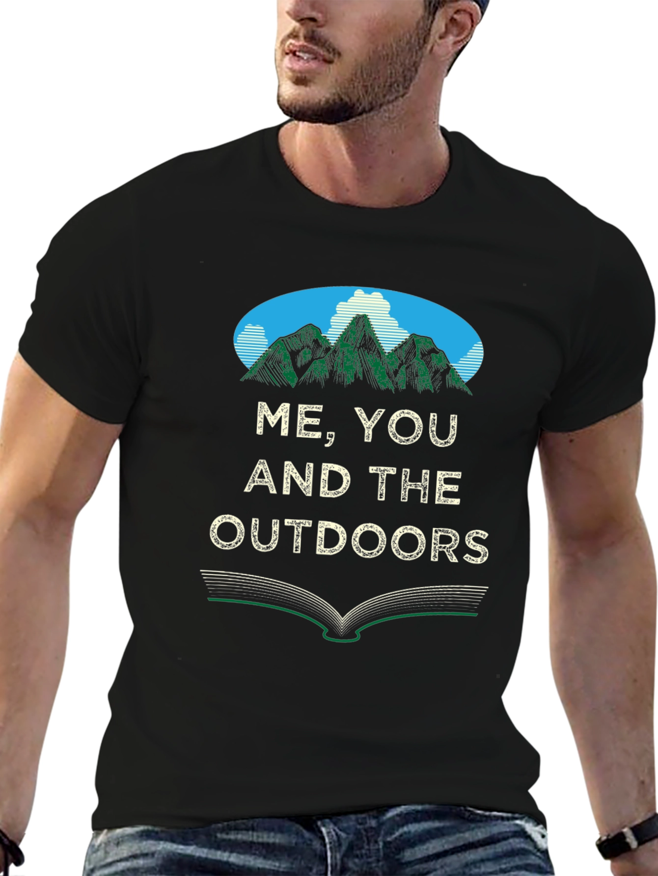 Black Me, You & The Outdoors T-Shirt - Nature Lover's Tee view 6