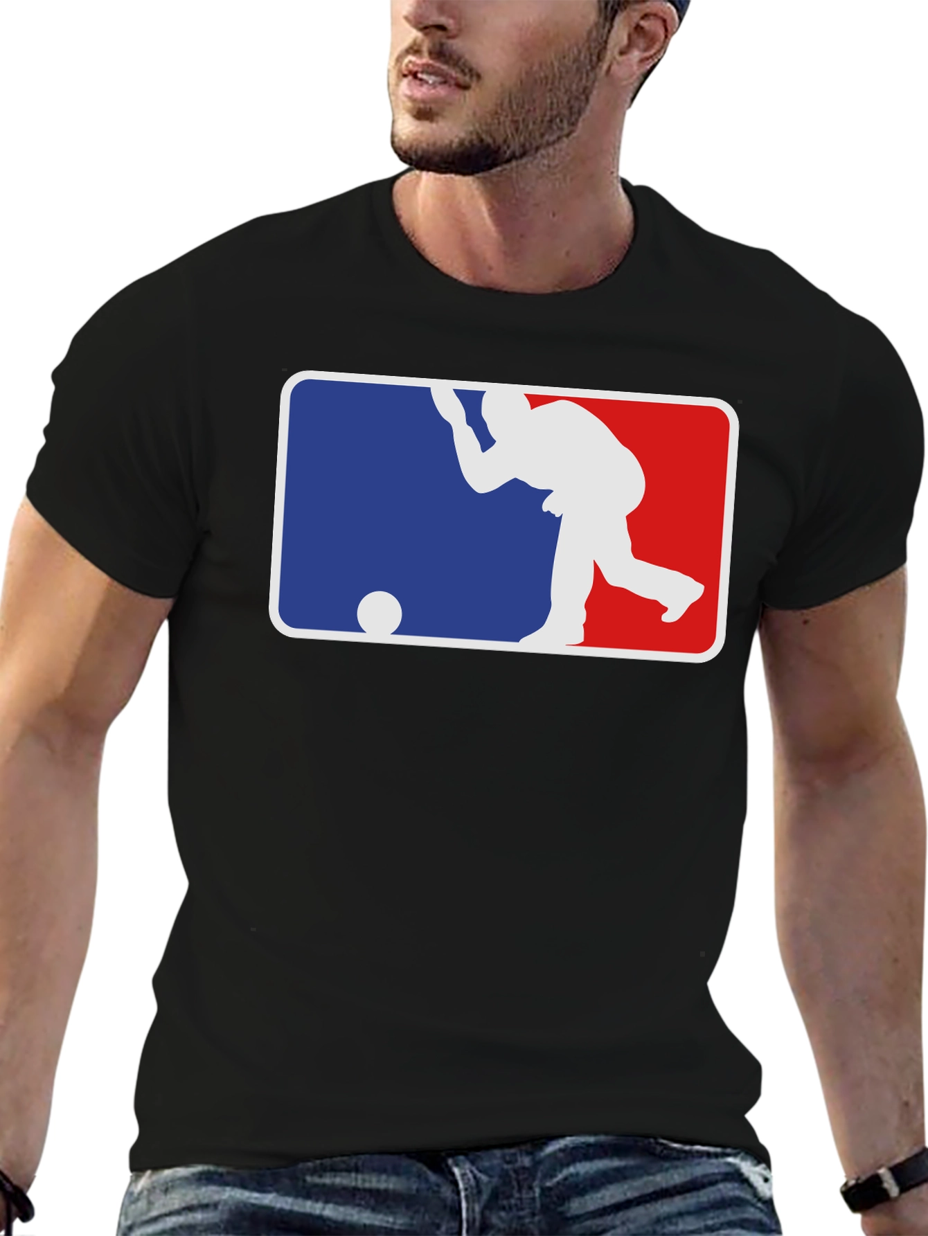 Black Bowling Strike T-Shirt view 6