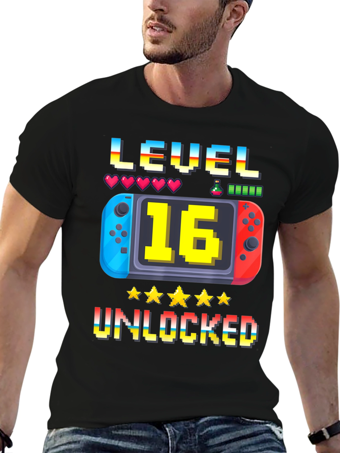 Black Level 16 Unlocked Graphic Tee view 6