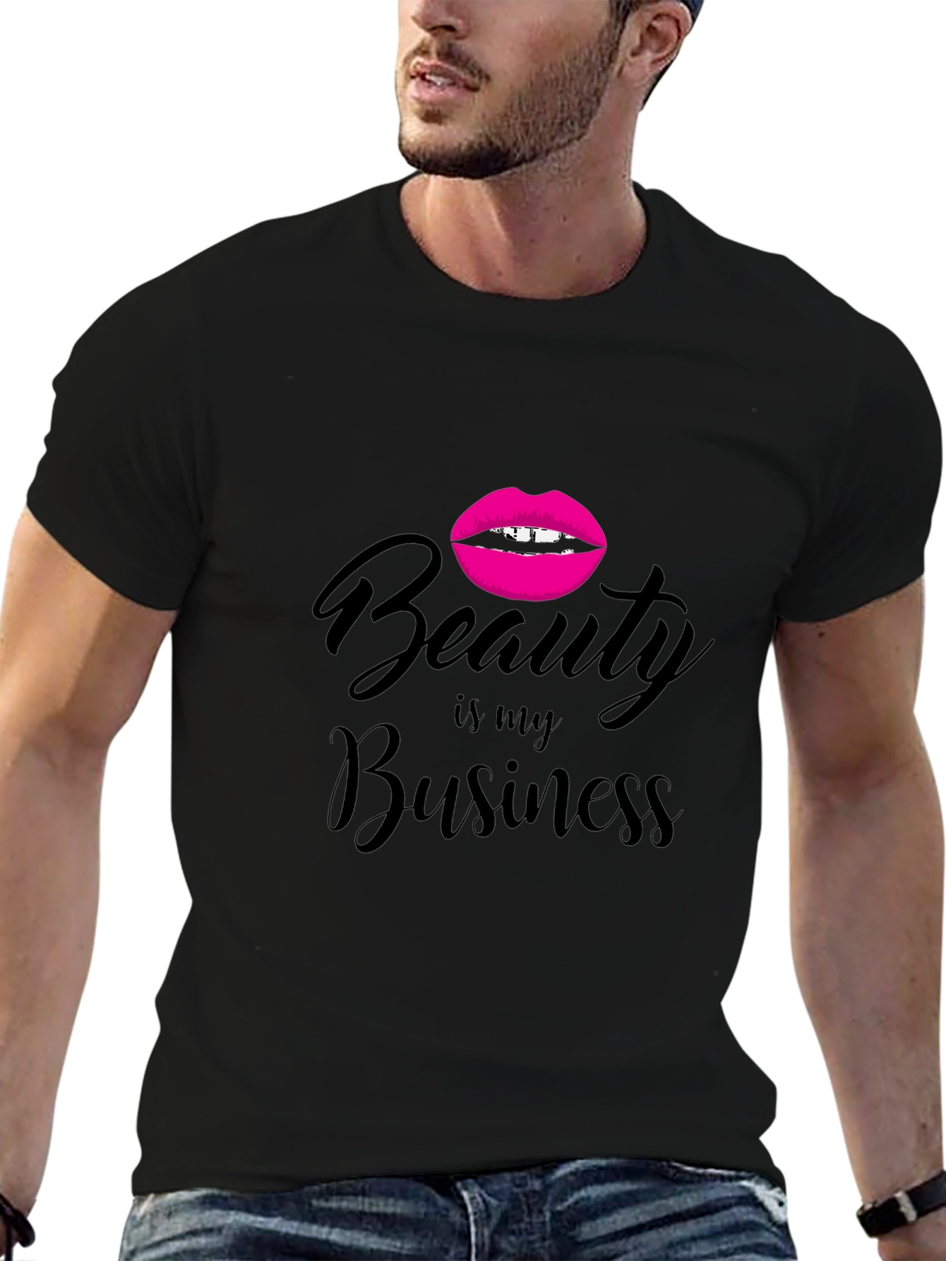 Black Beauty Is My Business Graphic T-Shirt - Black view 6