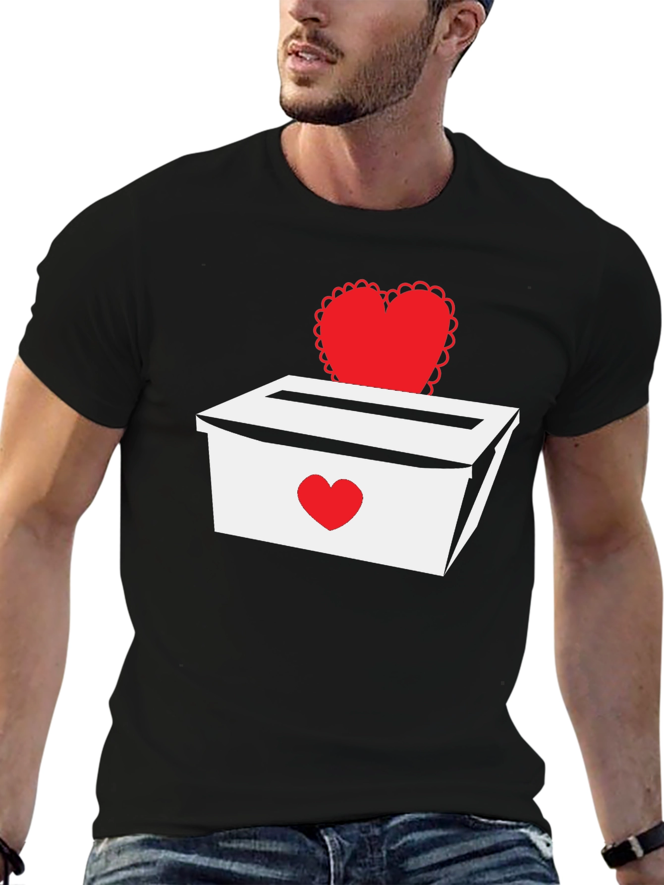 Black Love Gift Box Tee view 6