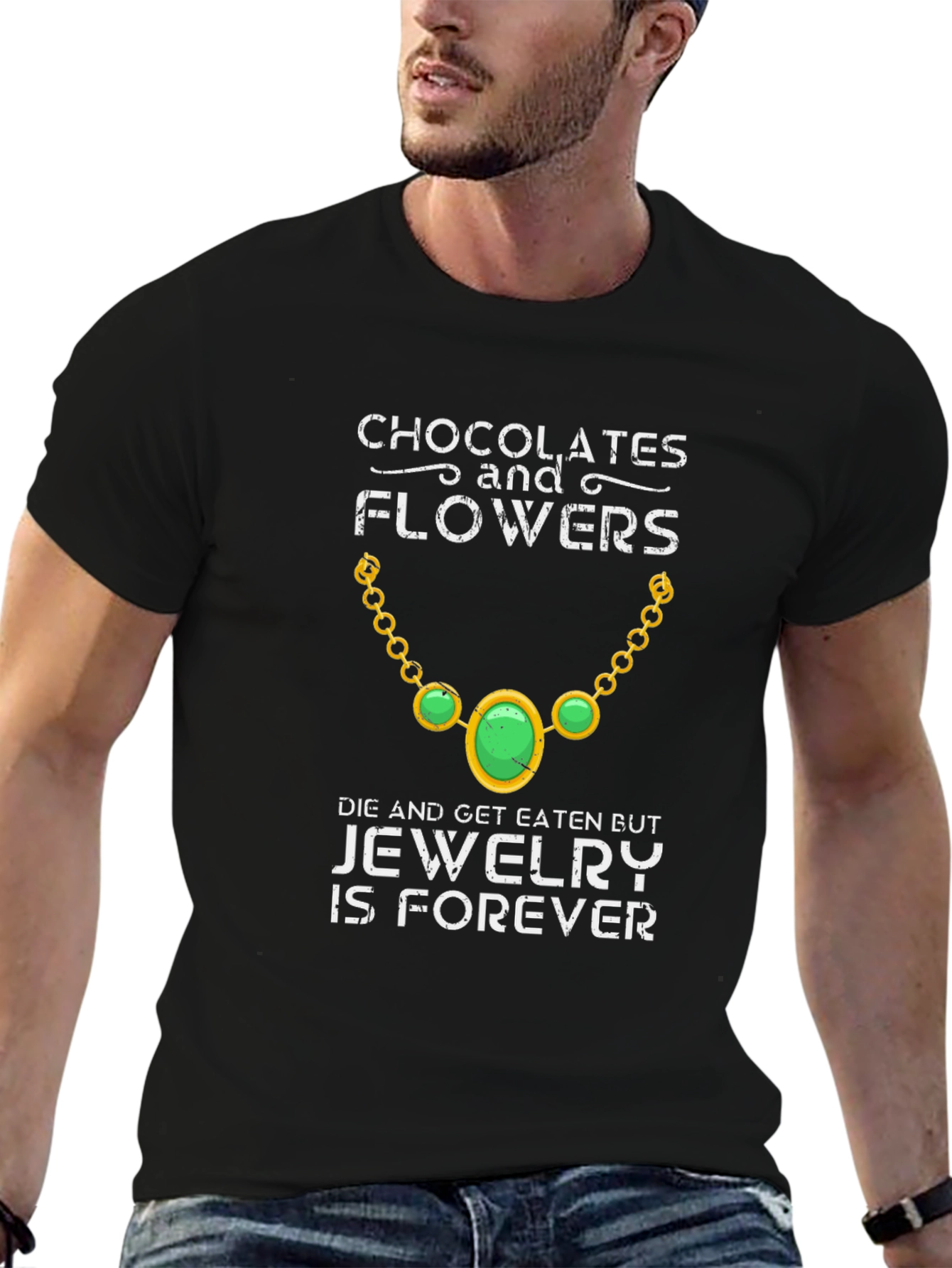 Black Jewelry is Forever Graphic Tee view 6