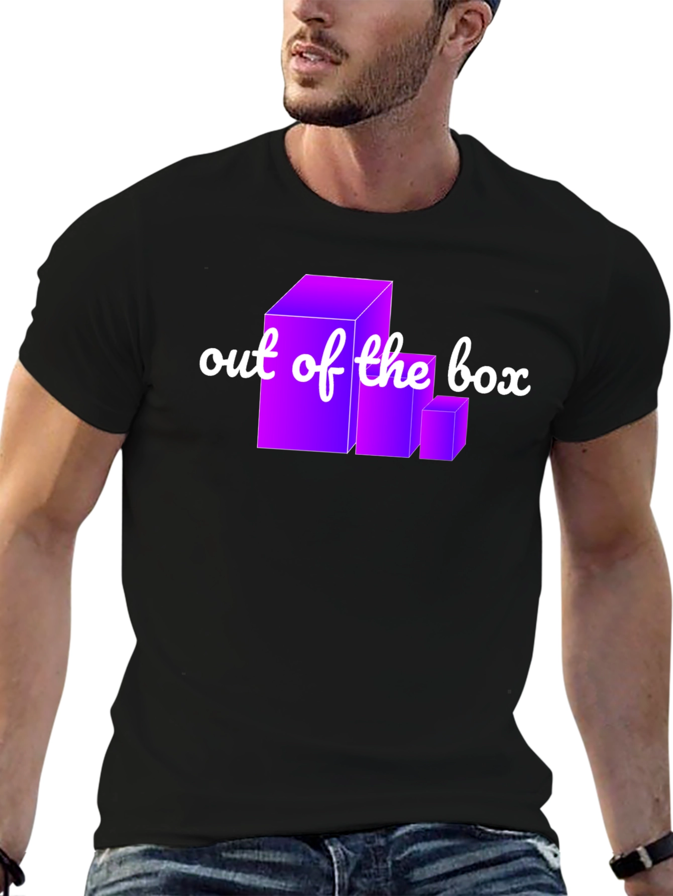 Black Out of the Box Graphic T-Shirt view 6