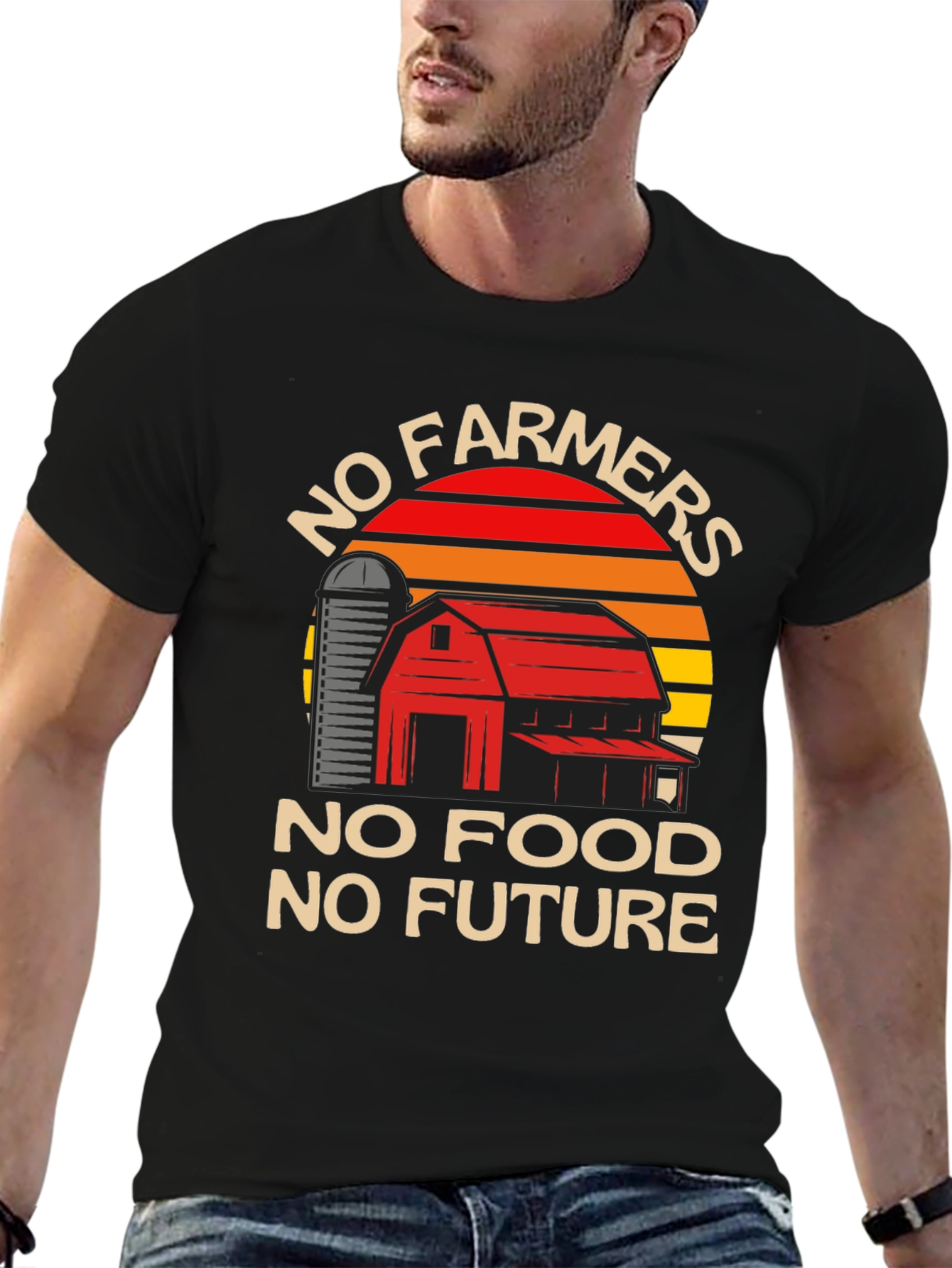No Farmers T-Shirt - Food & Future Tee - 6