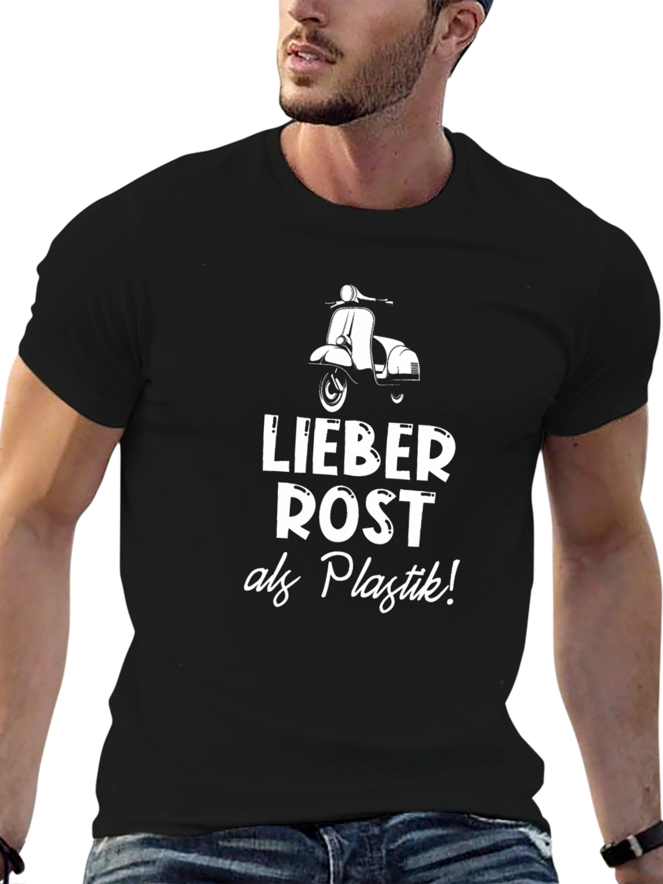 Black Lieber Rost Als Plastik T-Shirt view 6