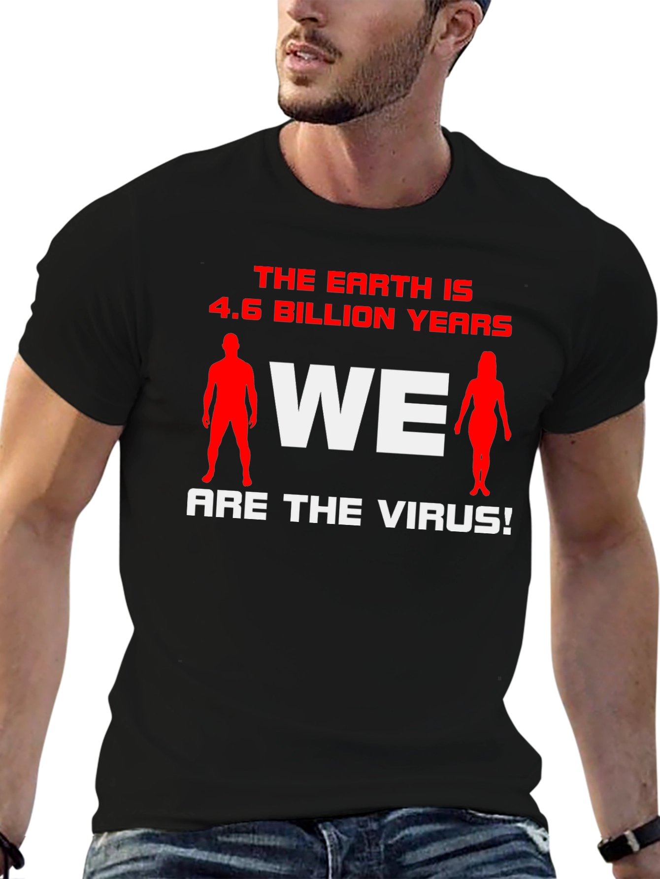 Black Earth 4.6 Billion Years T-Shirt view 6