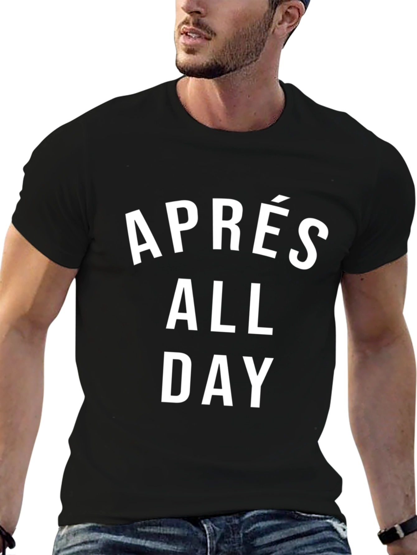 Black Après All Day Black Graphic Tee view 6