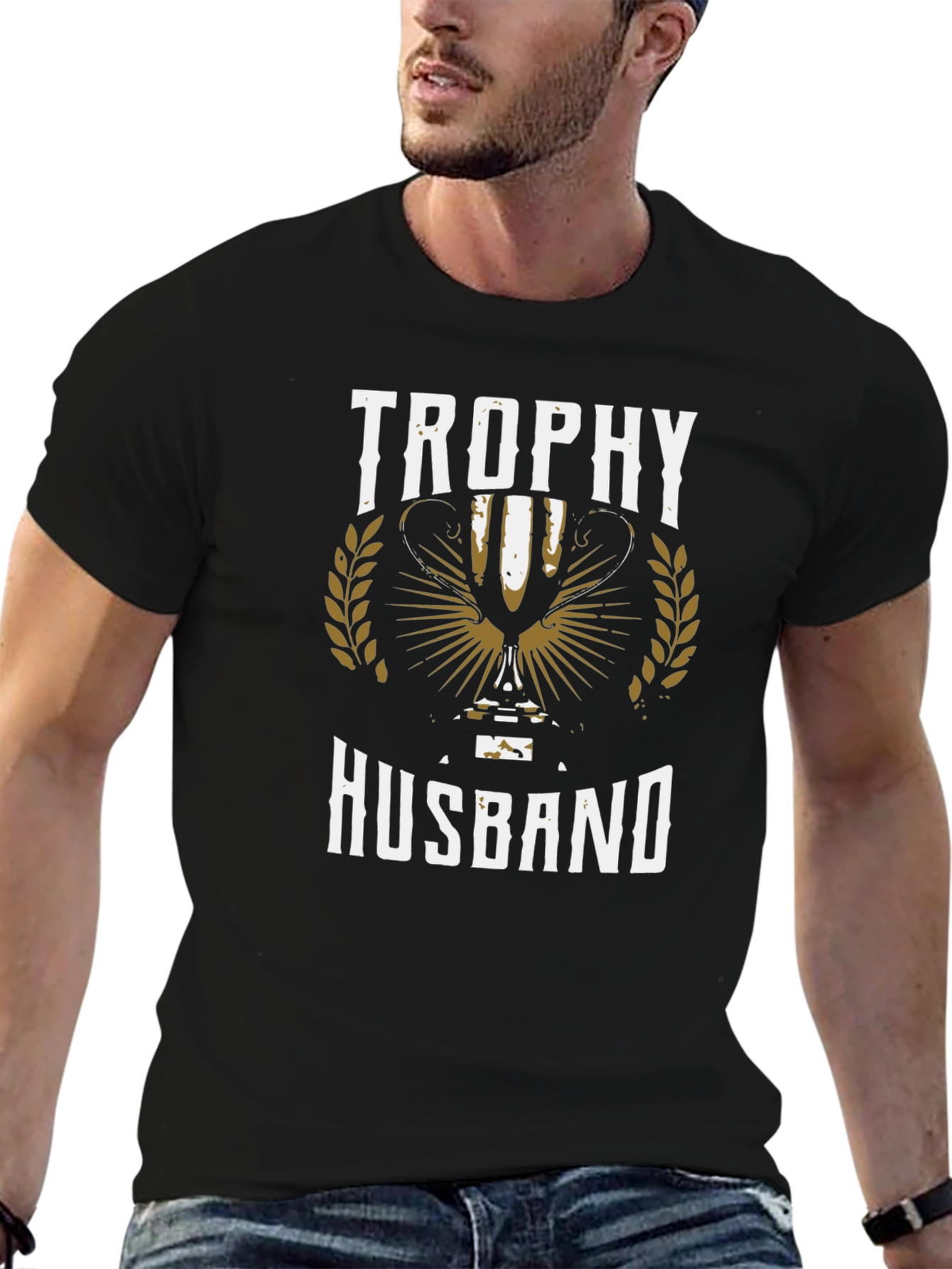 Trophy Husband Graphic T-Shirt - 6