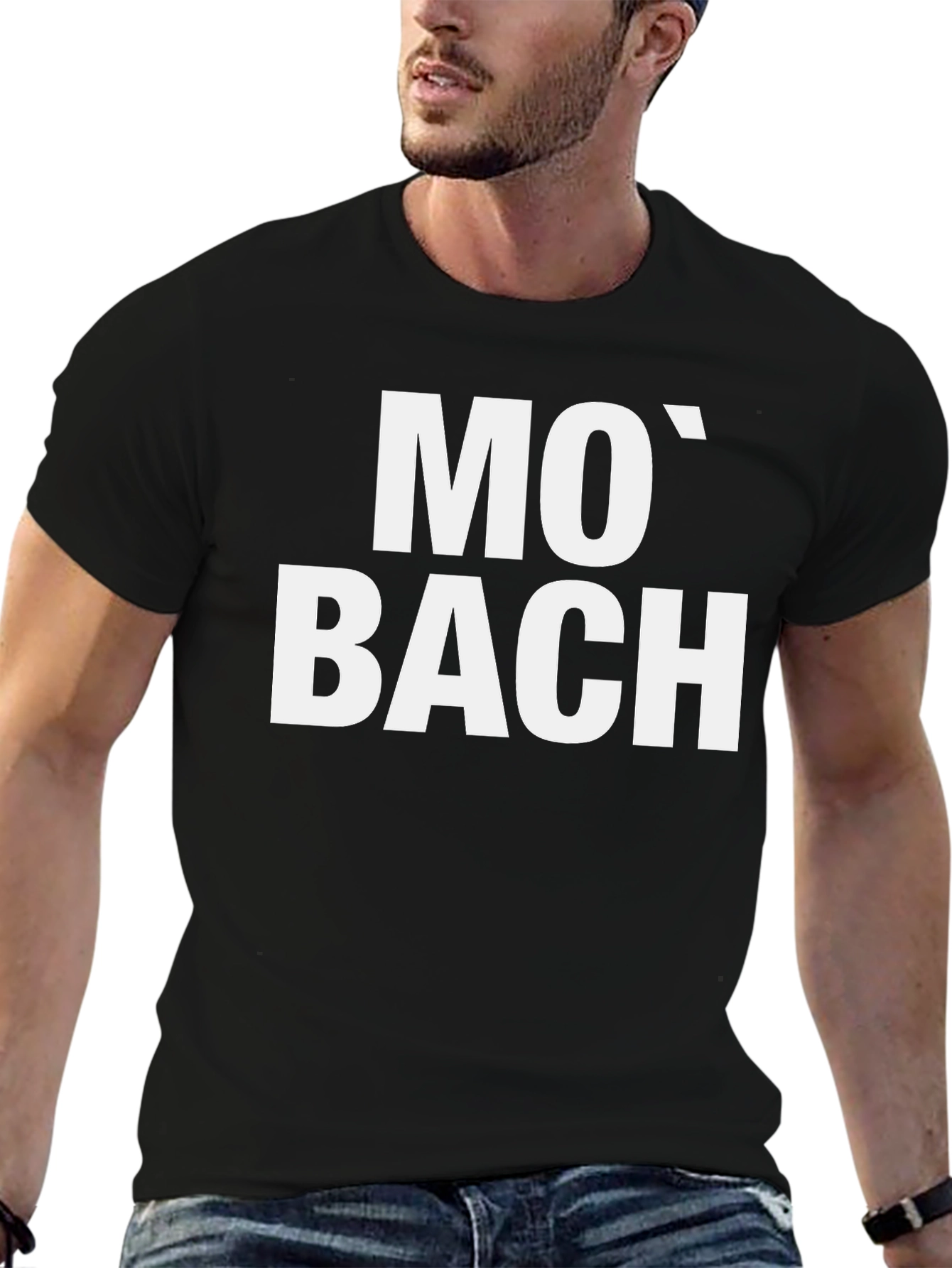 Black Mo' Bach Black T-Shirt view 6