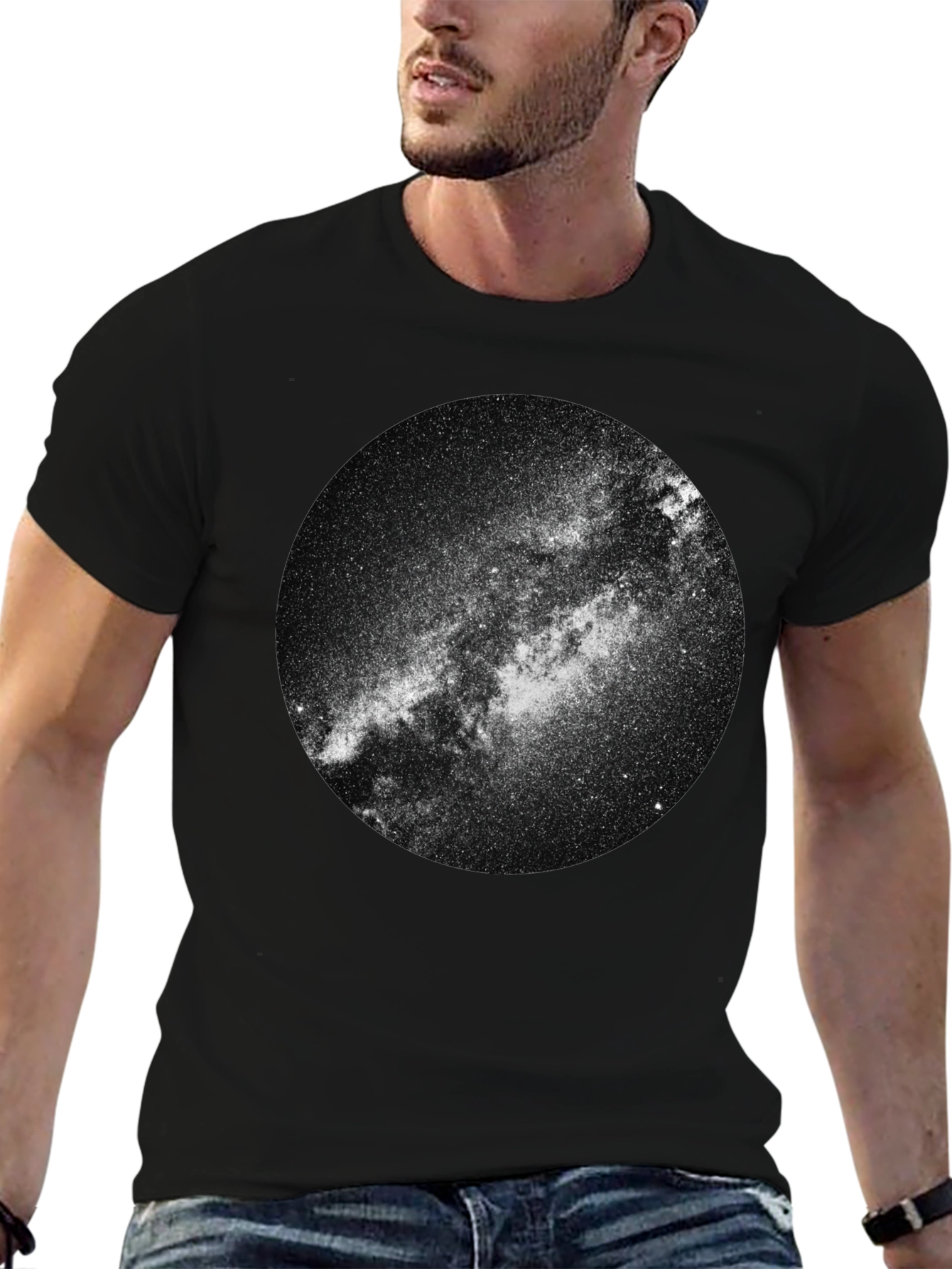 Milky Way Graphic Tee - Galaxy Space T-Shirt - 6