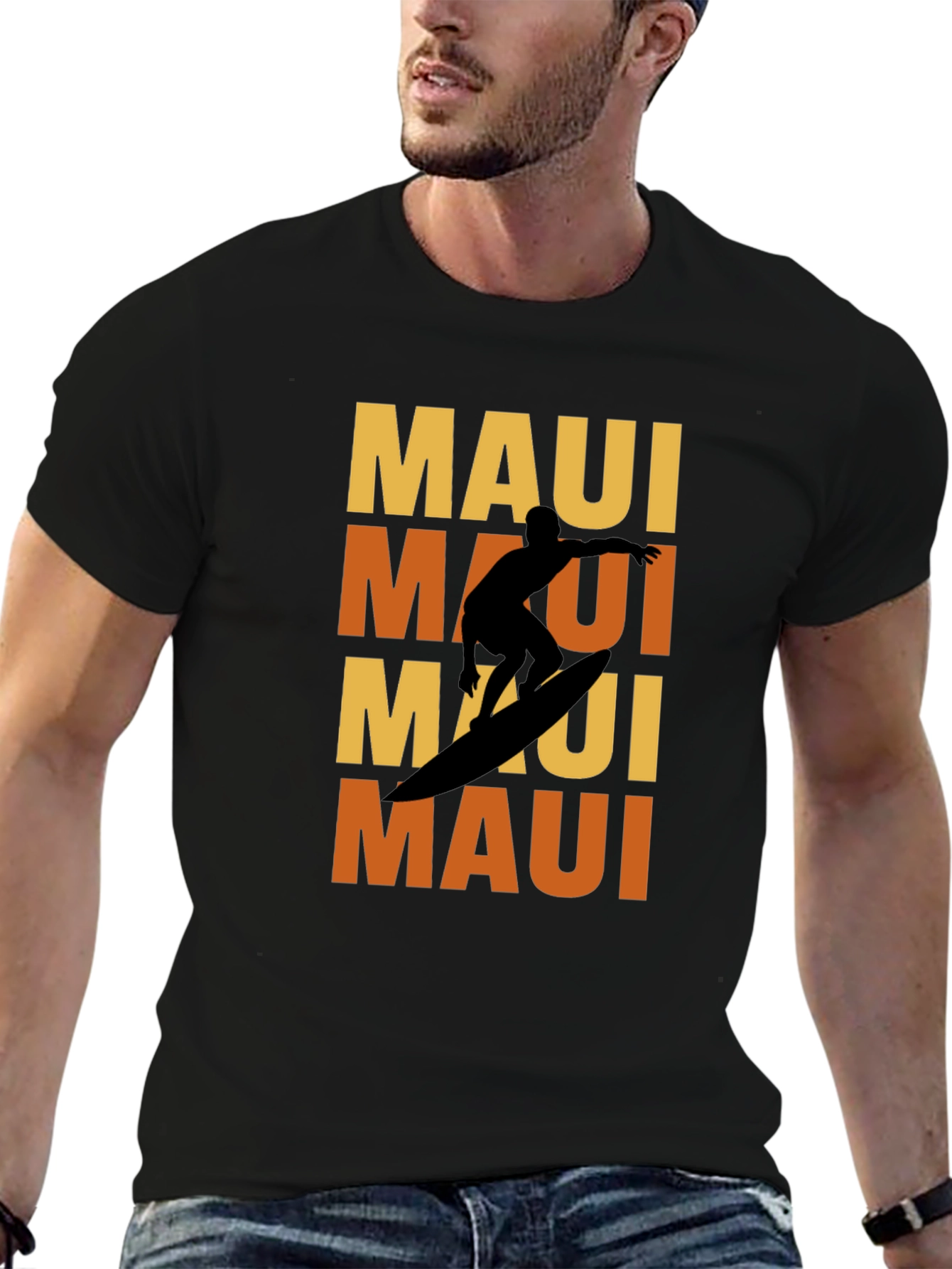 Maui Surfer T-Shirt - Retro Style - 6