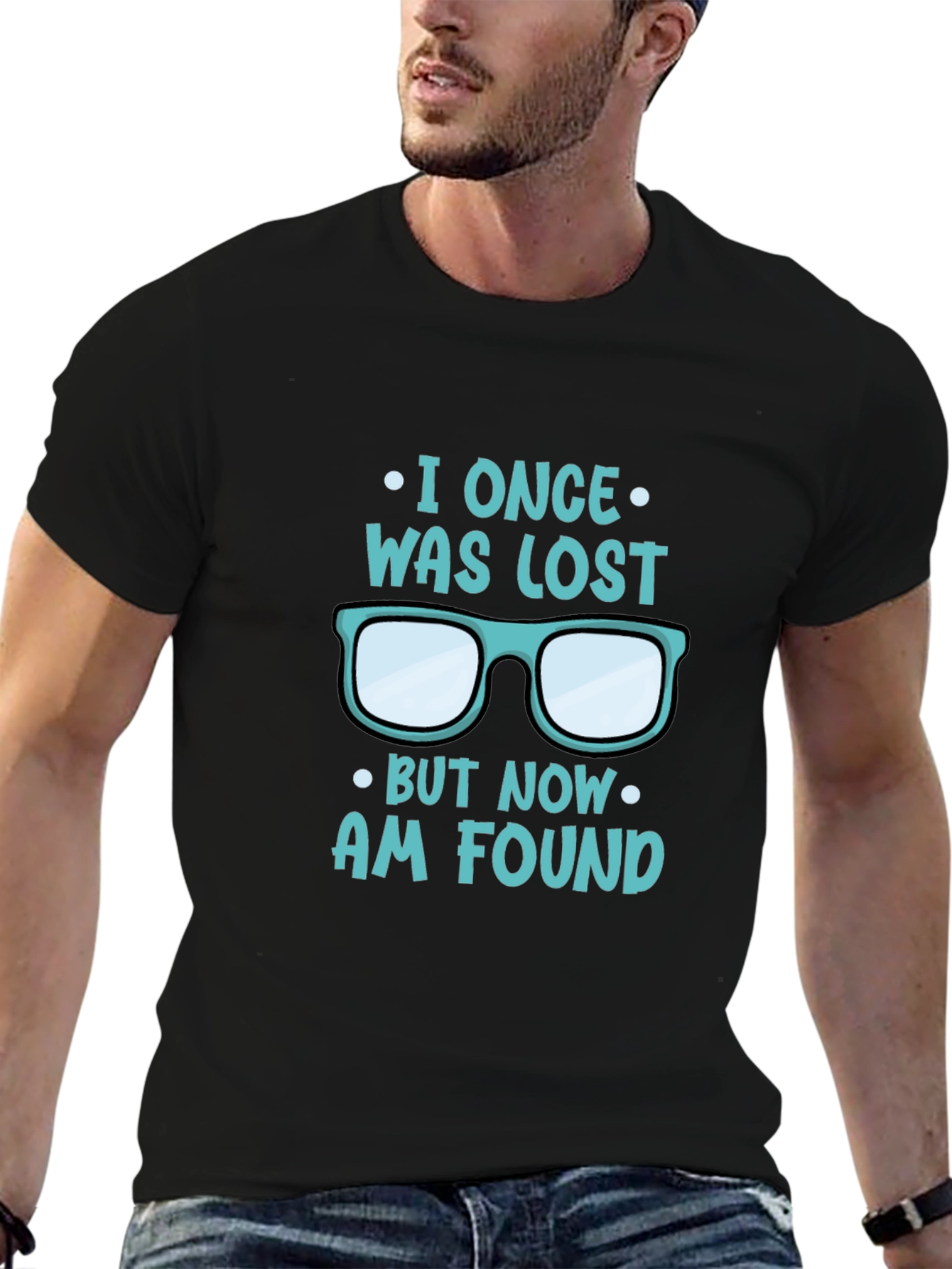 Black Lost and Found Graphic T-Shirt view 6