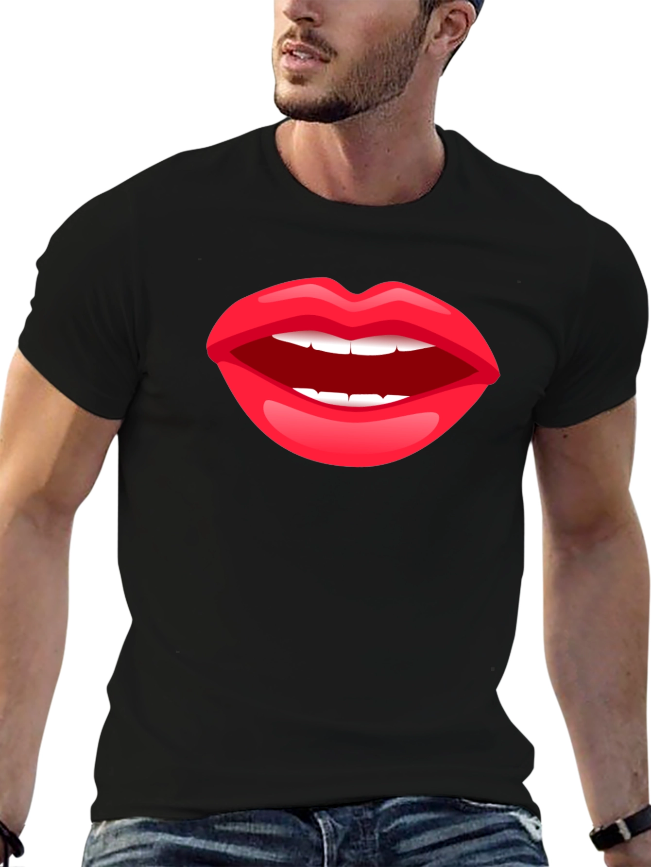 Black Lips Graphic Black T-Shirt view 6