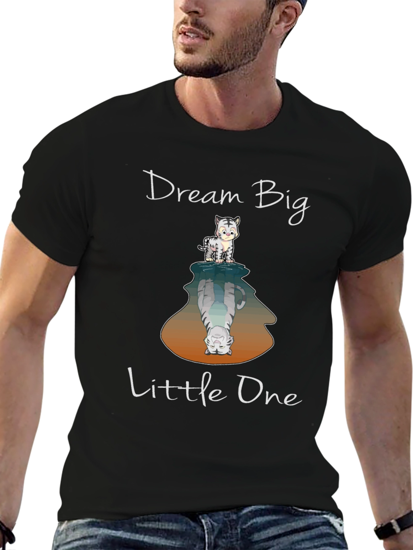 Black Dream Big Little One Graphic T-Shirt view 6