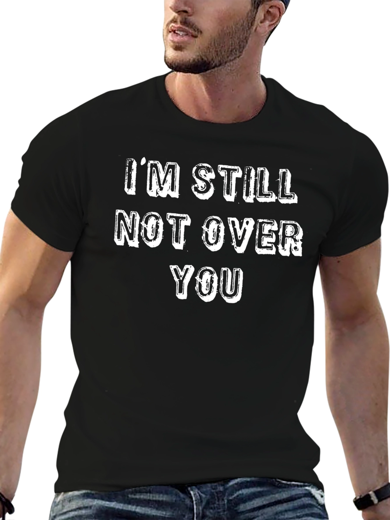 Black I'm Still Not Over You Graphic Tee view 6