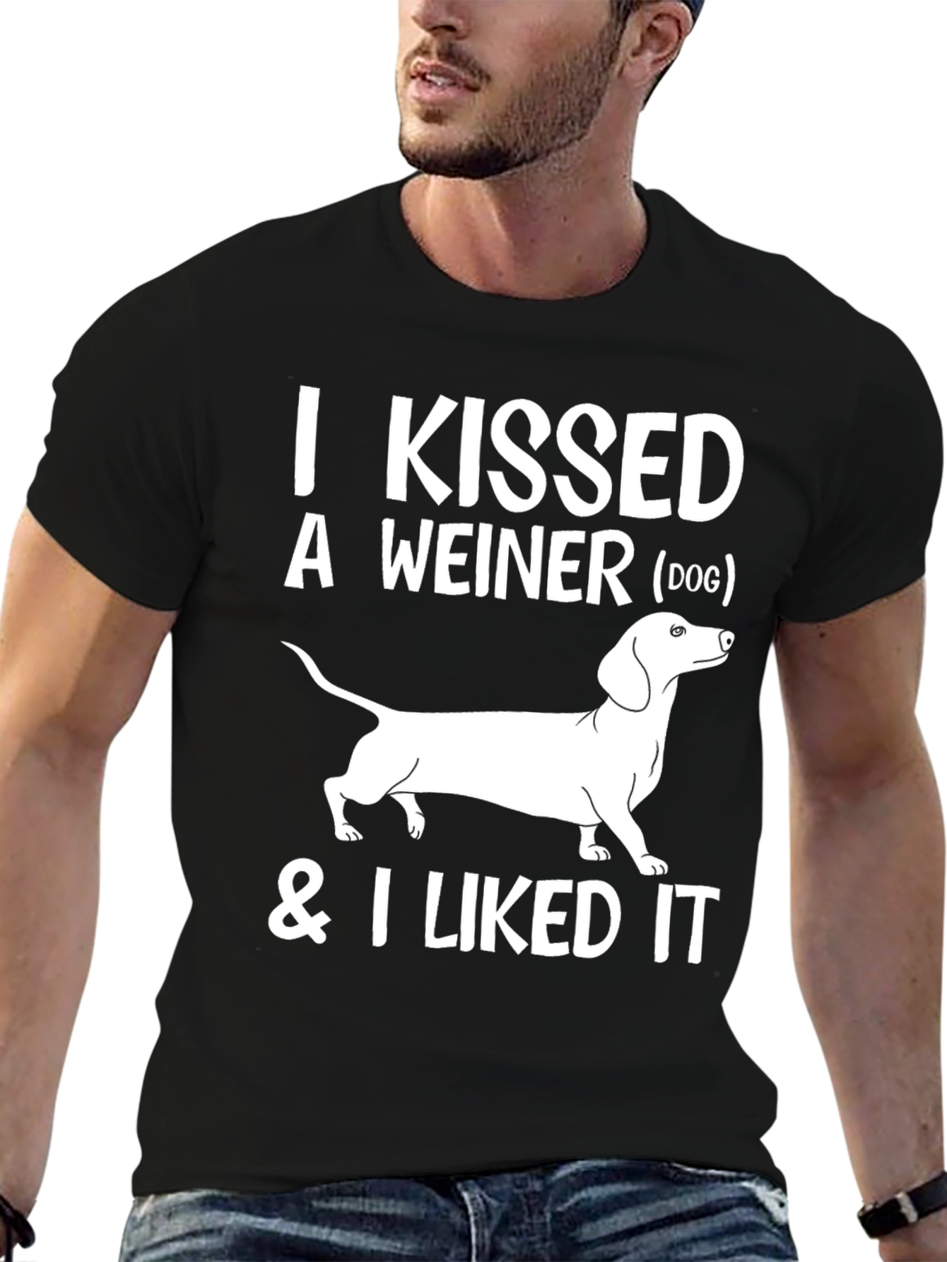 I Kissed a Weiner Dog T-Shirt - 6