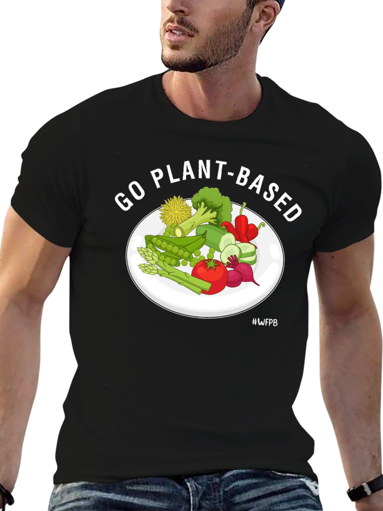 Black Go Plant-Based T-Shirt view 6