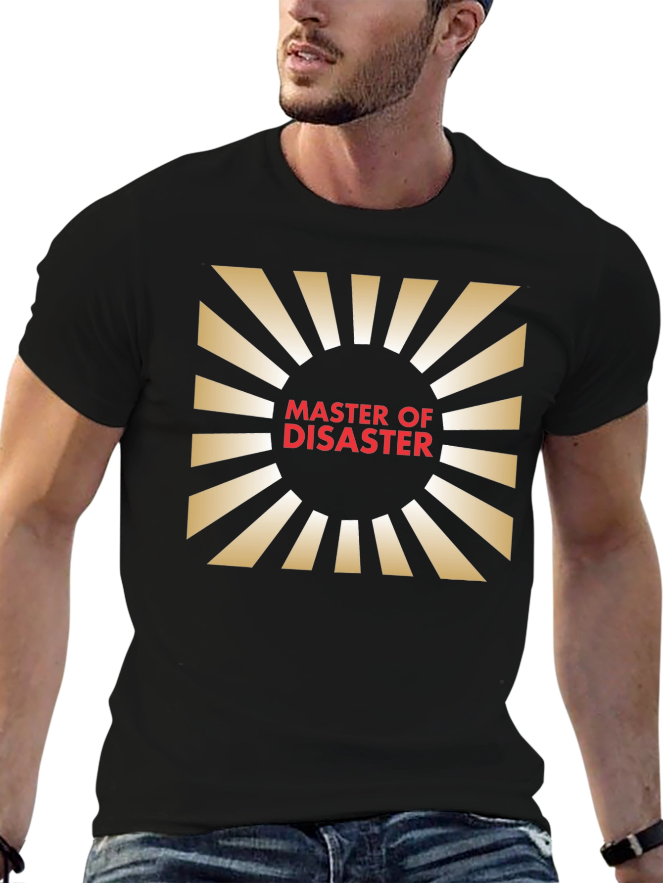 Black Master of Disaster Graphic T-Shirt view 6