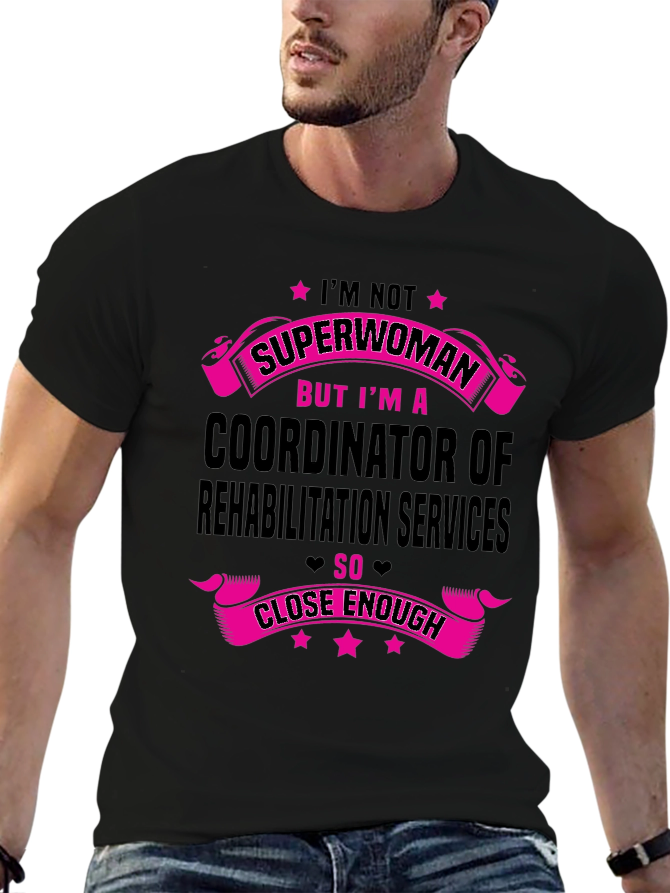 Black Superwoman Coordinator T-Shirt view 6