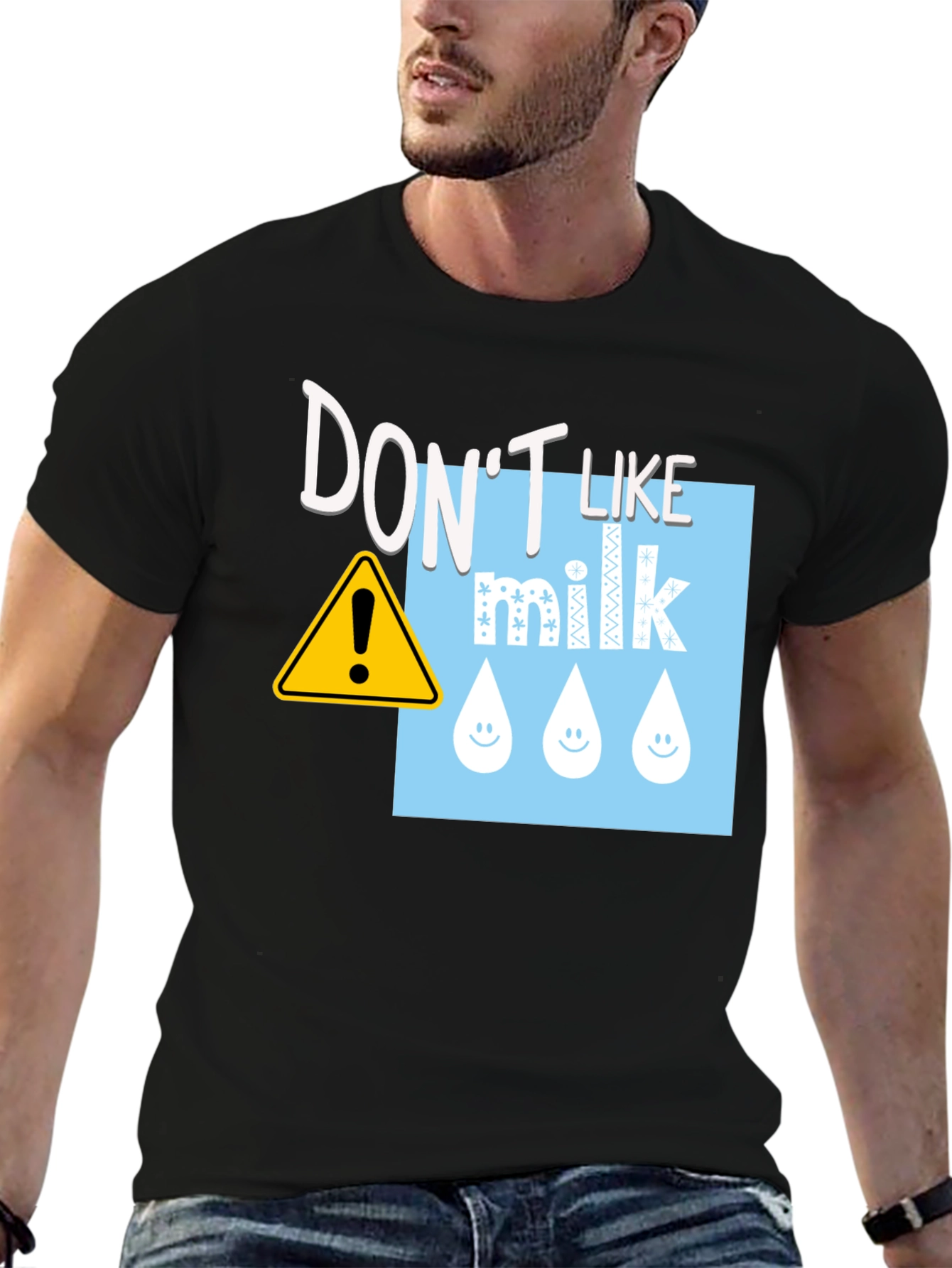 Don't Like Milk T-Shirt - Funny Dairy Allergy Tee - 6