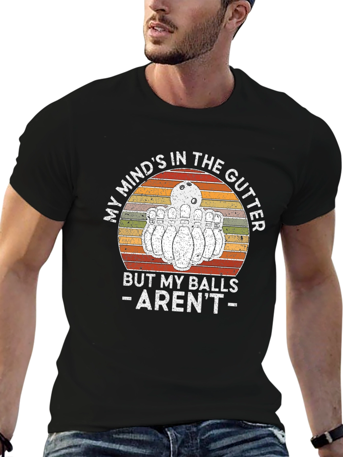 My Mind's In The Gutter Bowling T-Shirt - 6