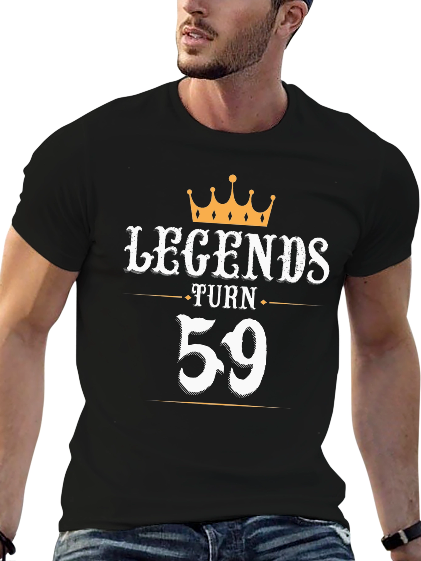 Legends Turn 59 T-Shirt - Birthday Gift Tee - 6