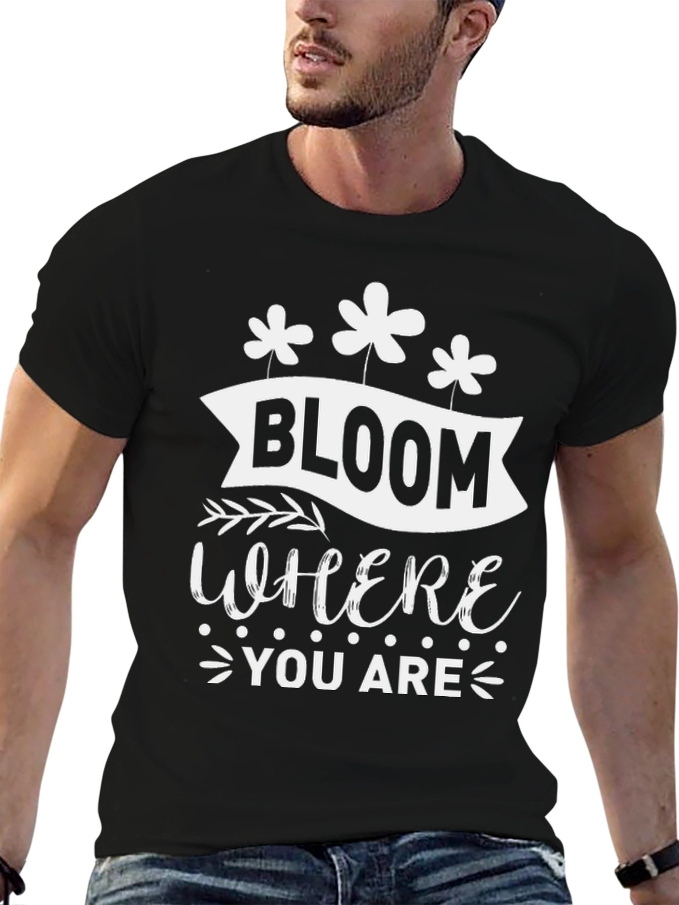 Black Bloom Where You Are T-Shirt view 6