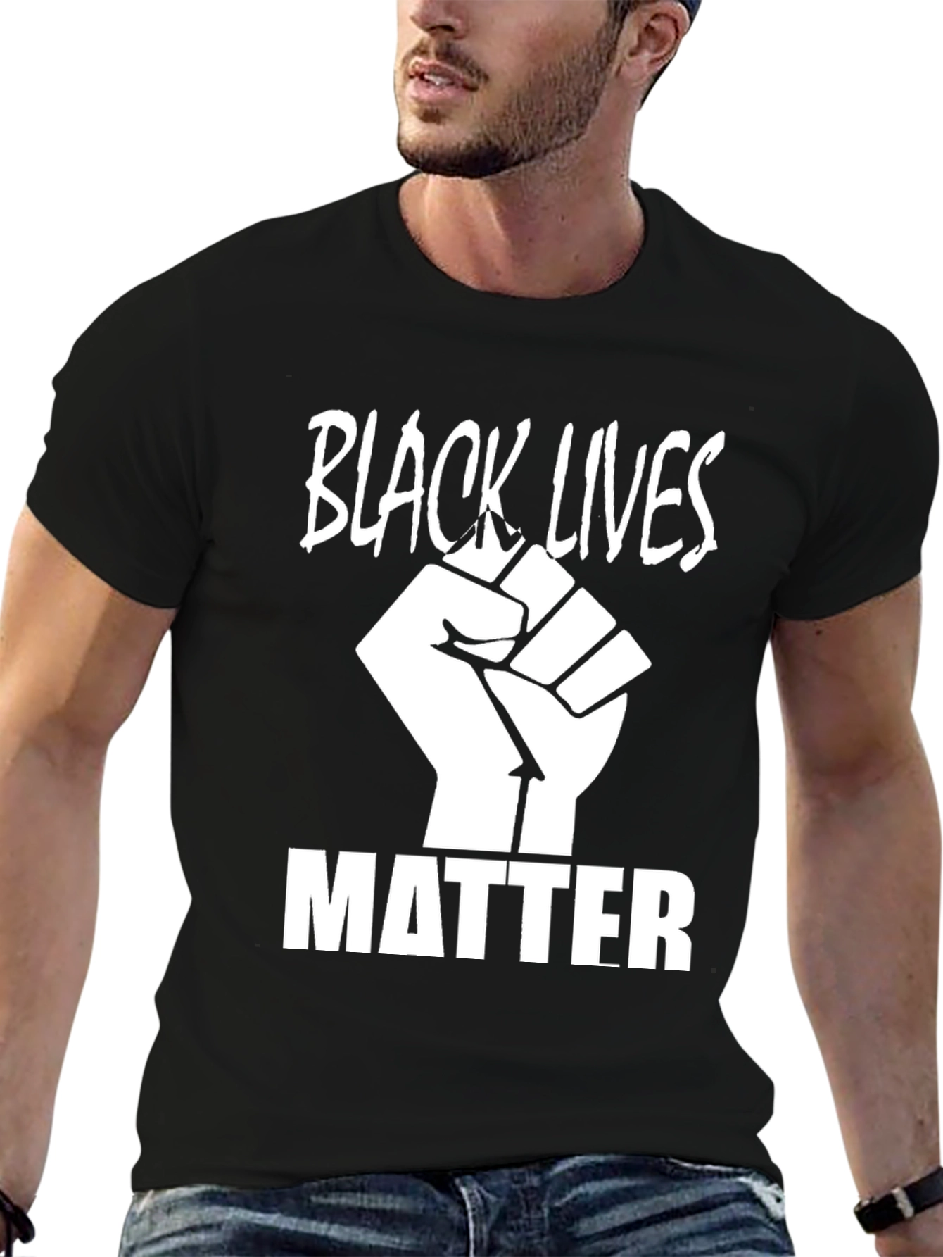 Black Black Lives Matter Graphic T-Shirt view 6