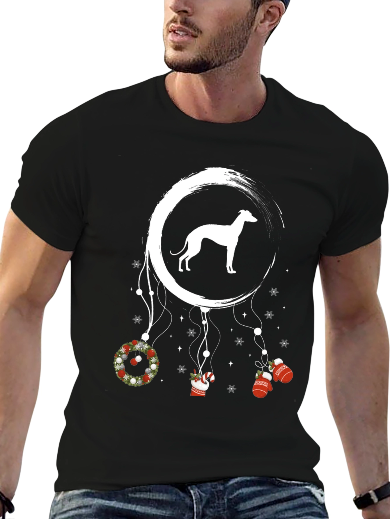 Black Dog Dream Catcher Graphic Tee view 6