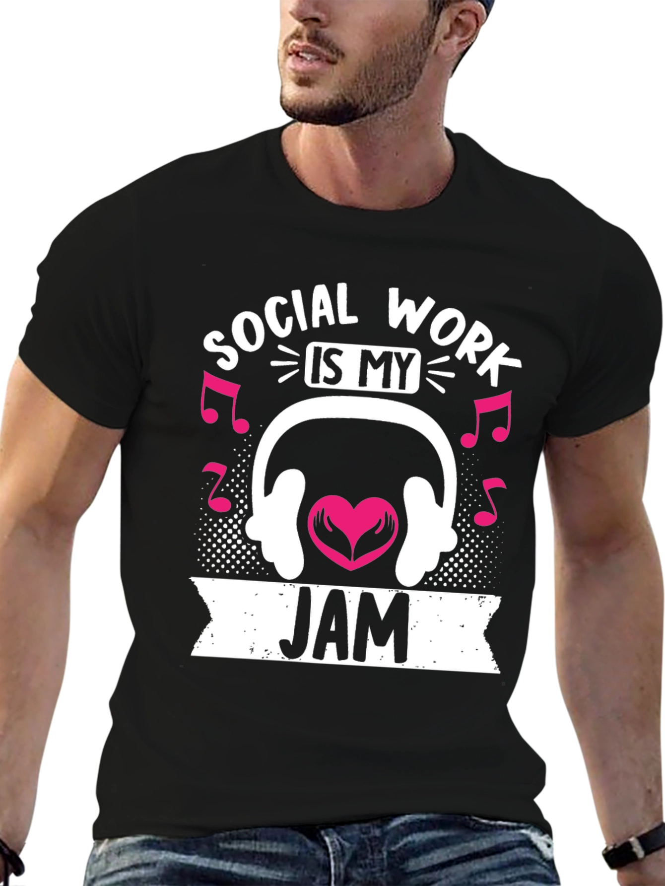 Black Social Work is My Jam T-Shirt view 6