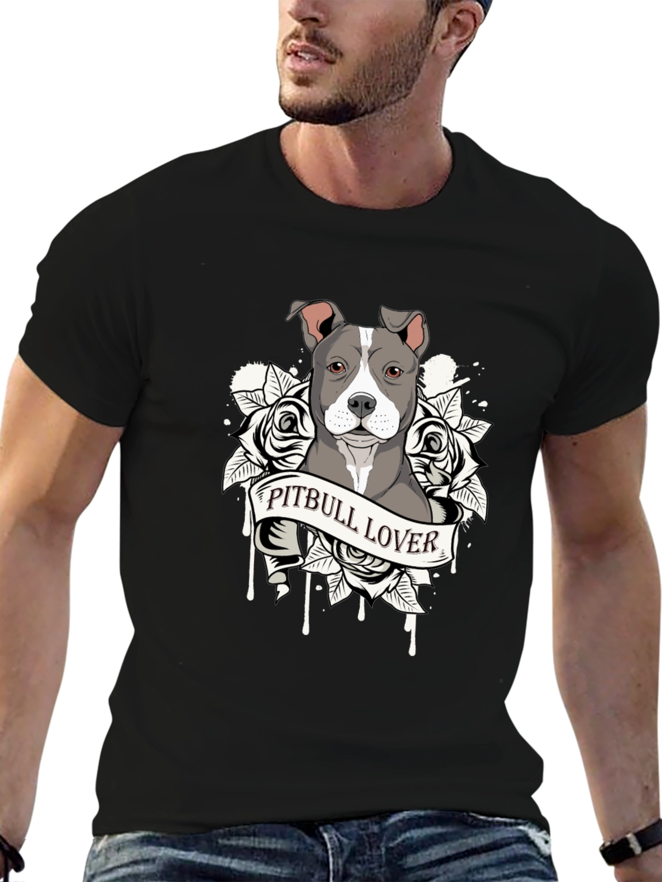 Pitbull Lover Graphic T-Shirt - 6