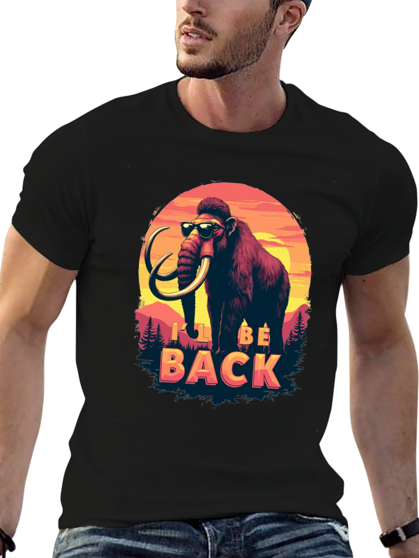 I'll Be Back Mammoth T-Shirt  - 6