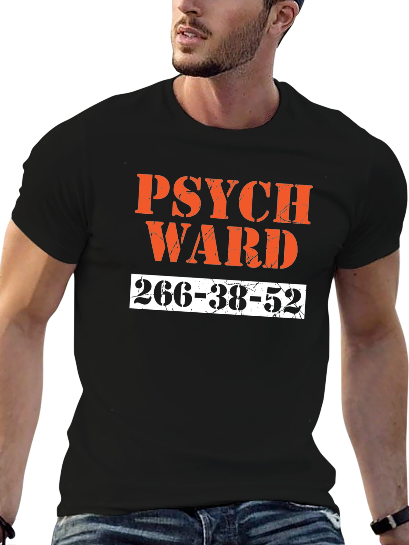 Black Psych Ward Graphic Novelty T-Shirt view 6