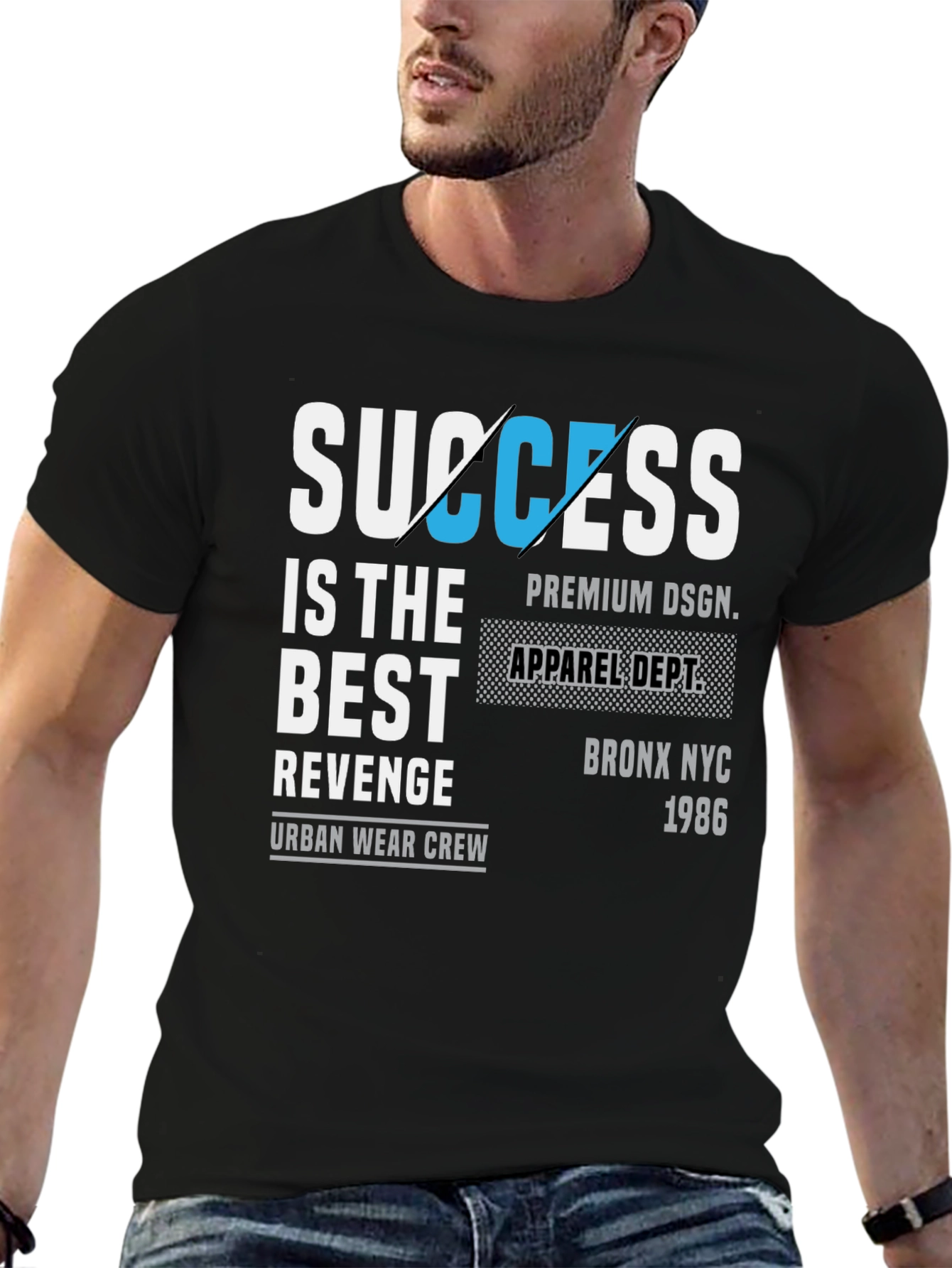 Black Success is the Best Revenge Graphic Tee view 6